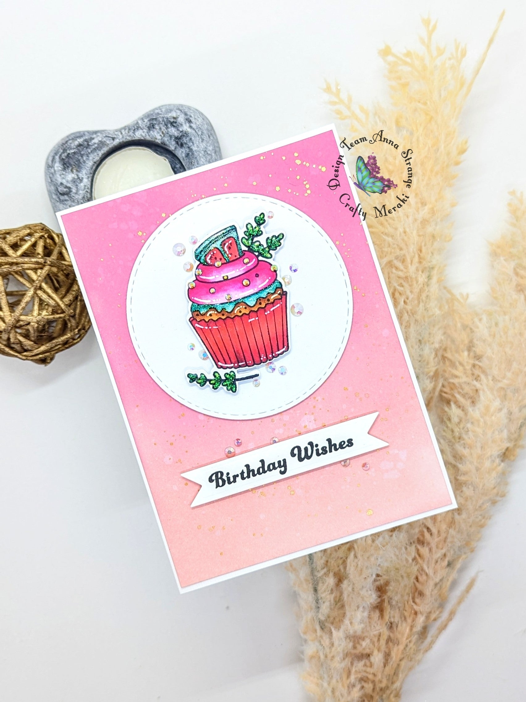 handmade birthday cards cupcake