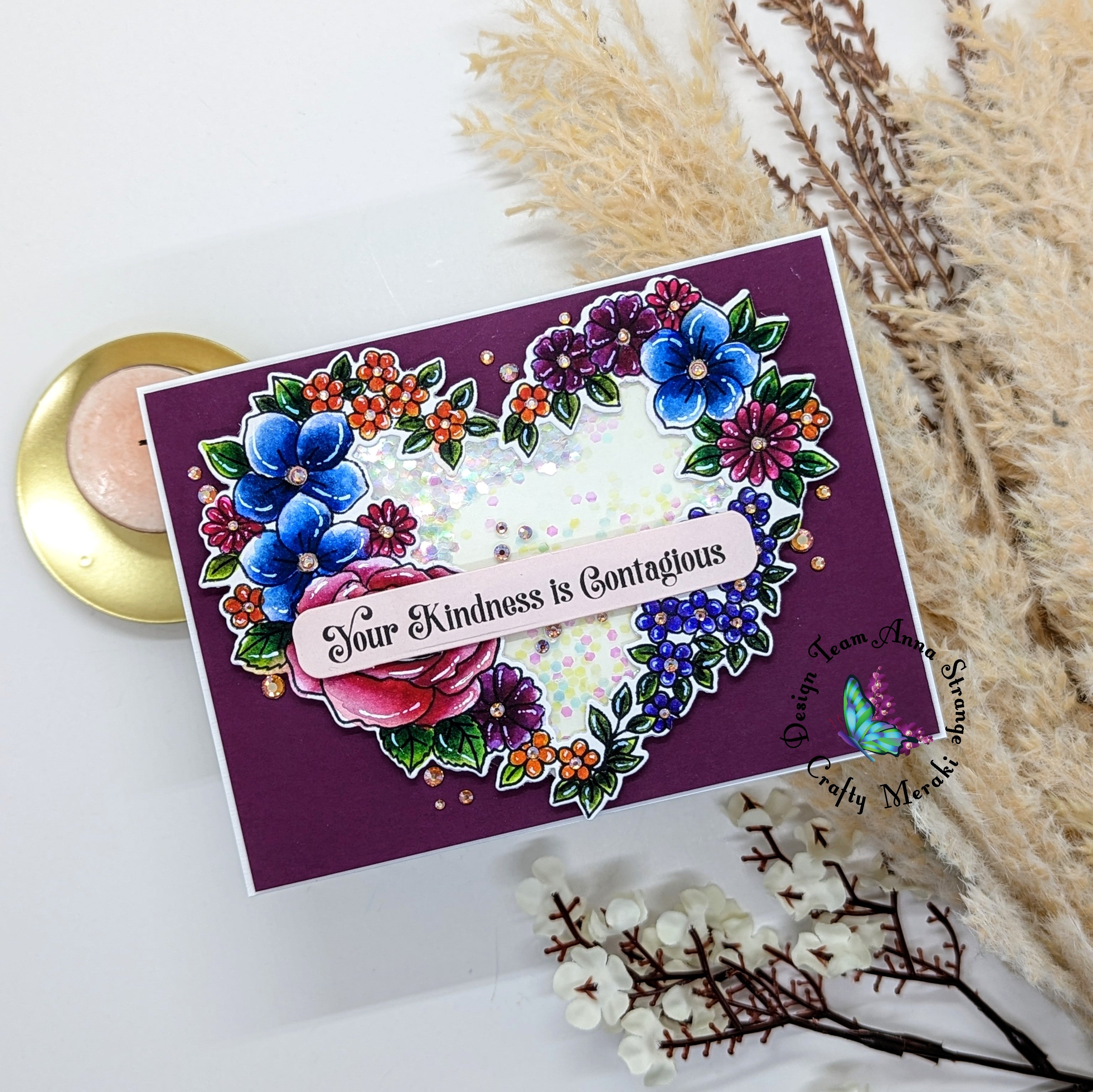 Shaker card by Anna