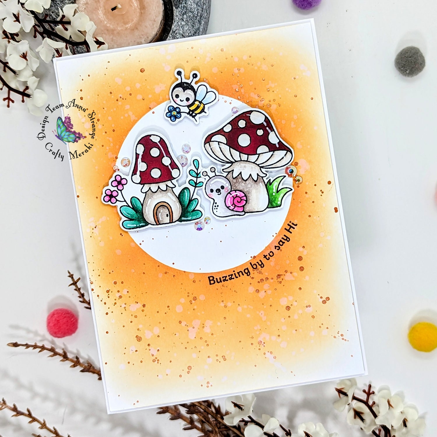 Snug Bug card by Anna