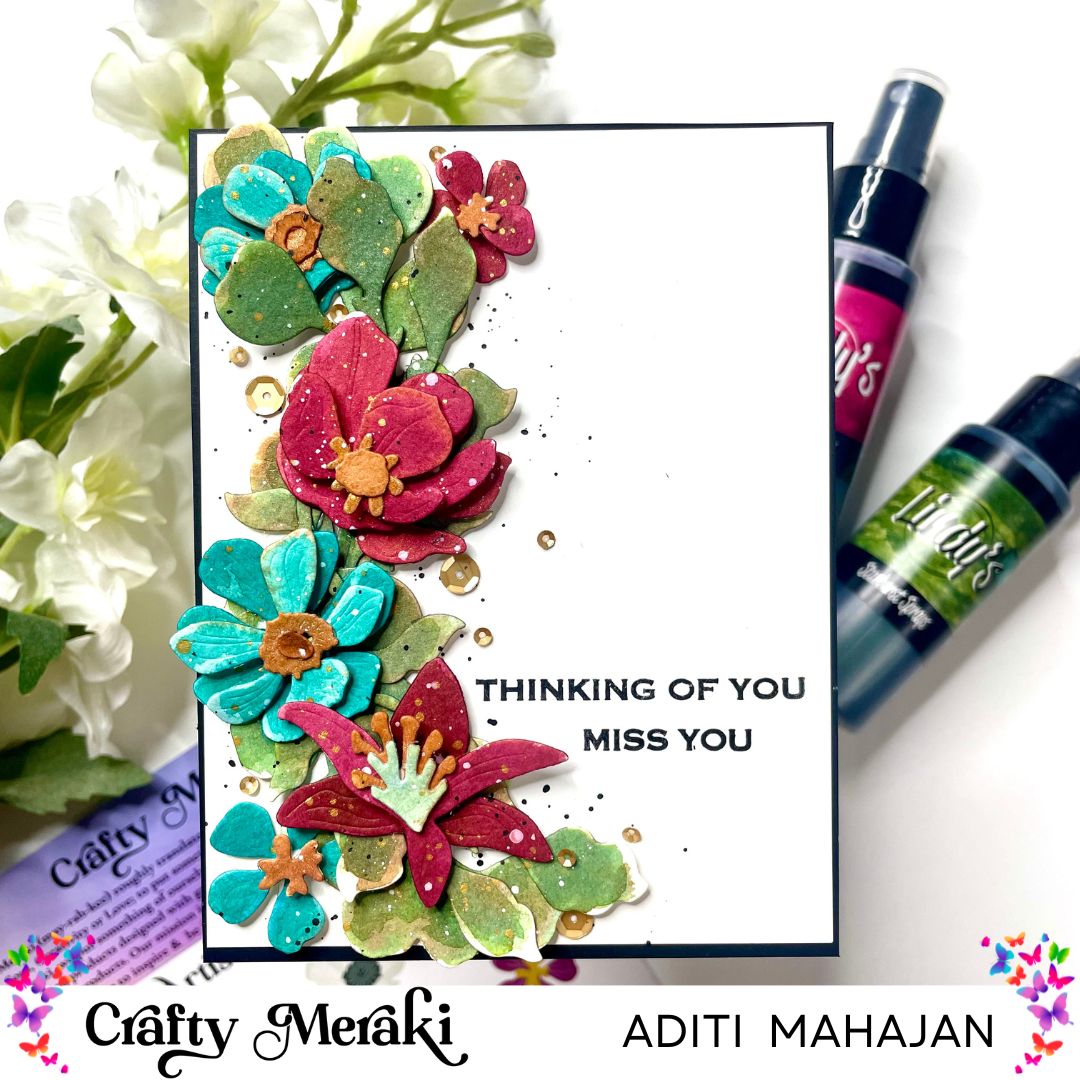 Creating dimensional blooms with Artisan Wreath Flora Dies