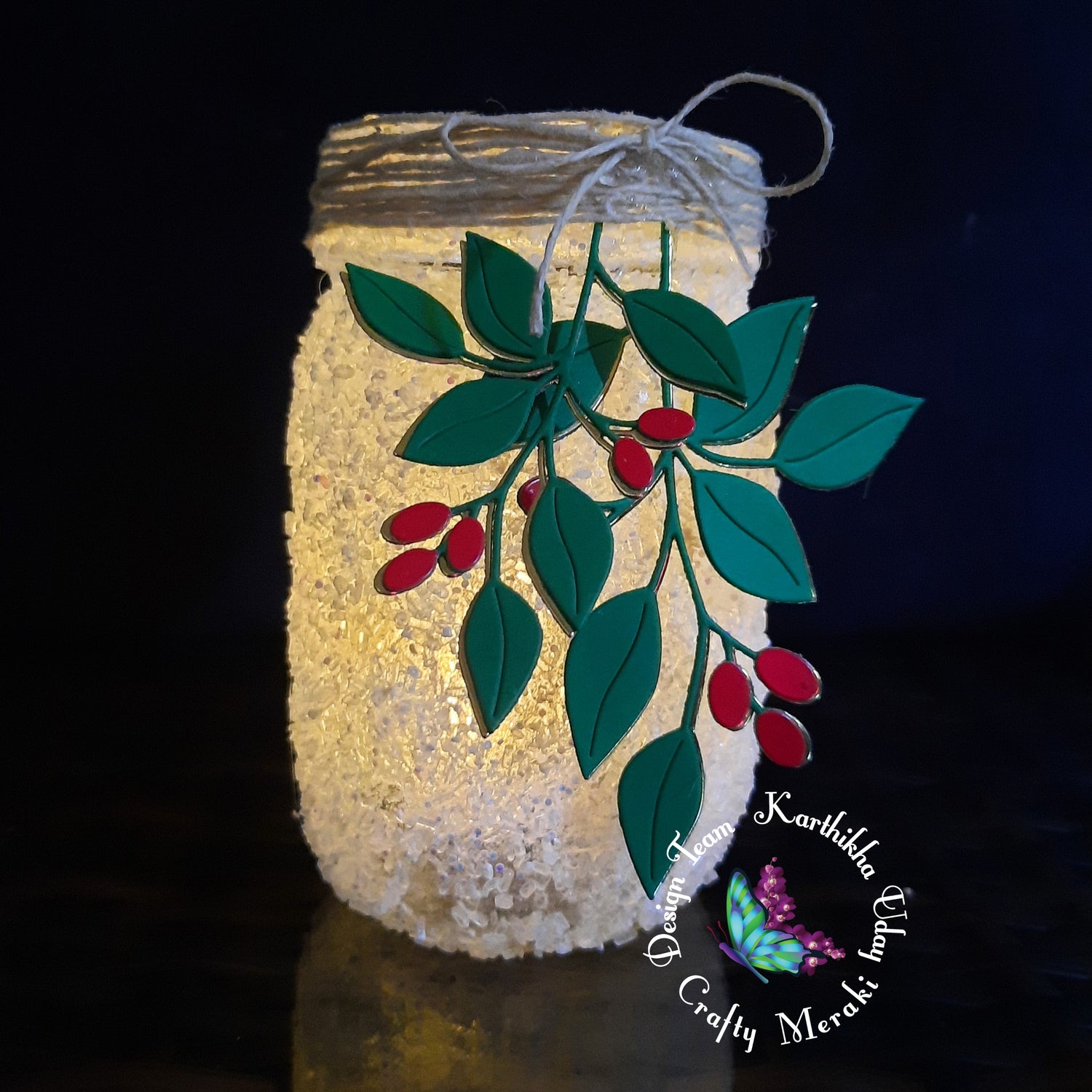 DIY Mason Jar Luminary by Karthikha