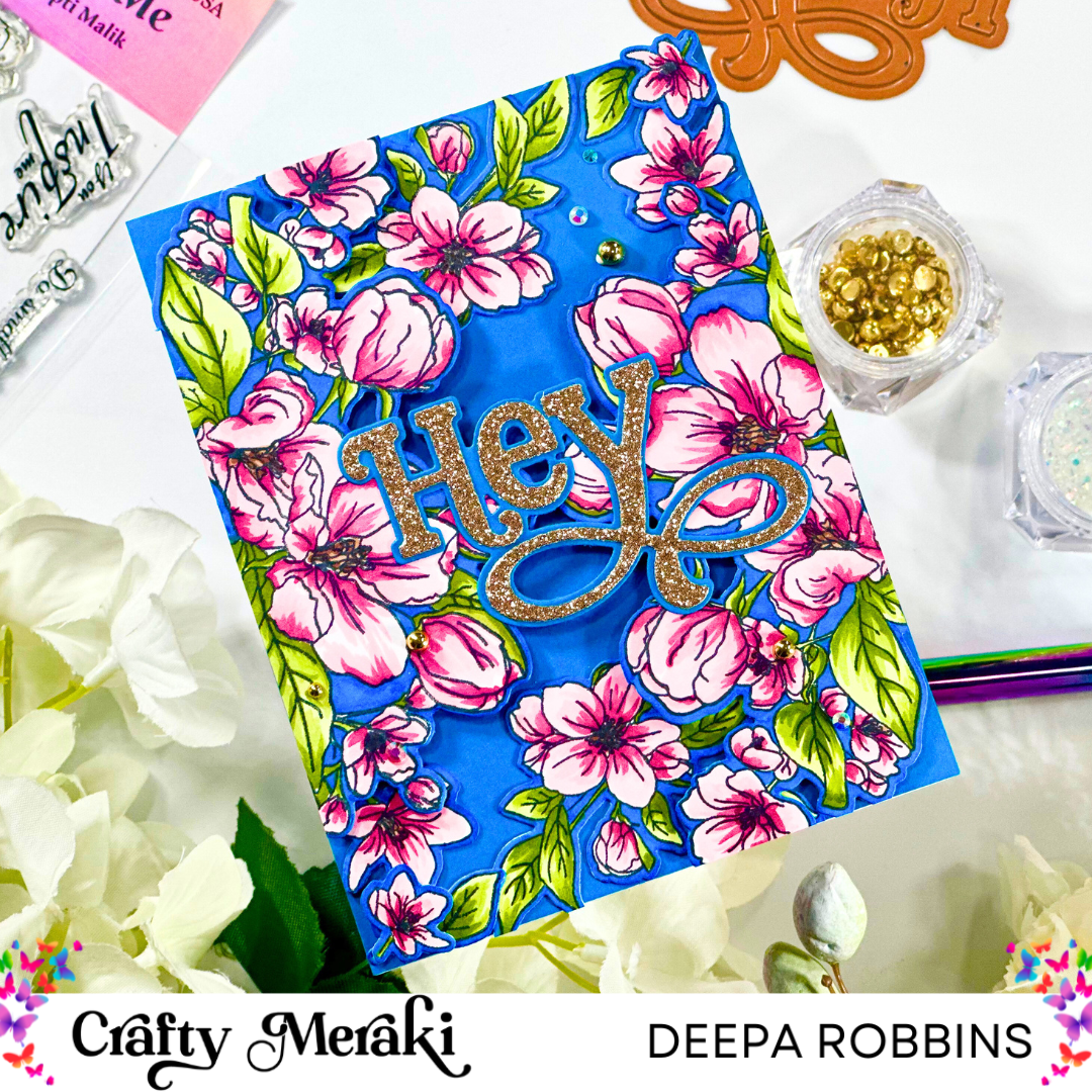 Make Stunning Full Floral Frames for Your Cards