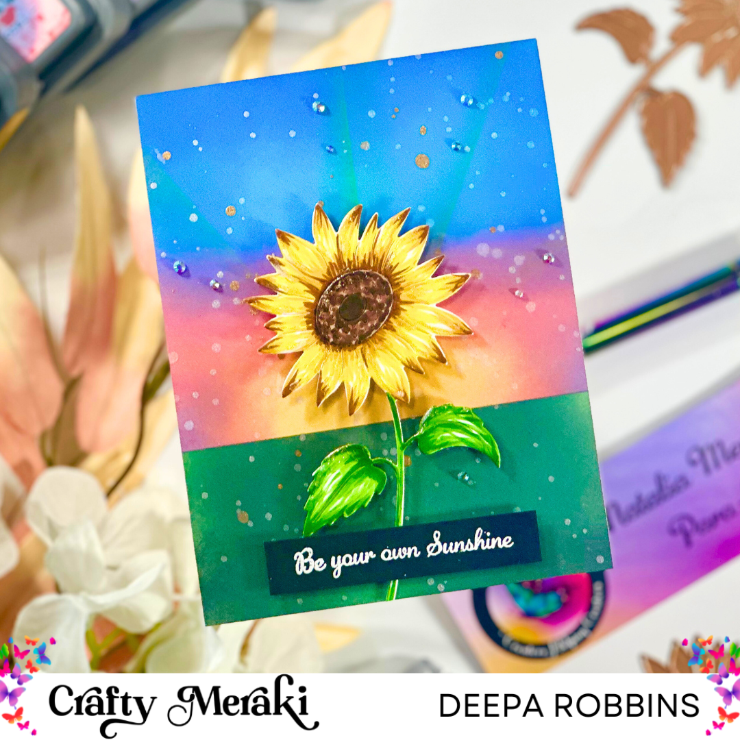 How to Ink Blend a Summer Sunset