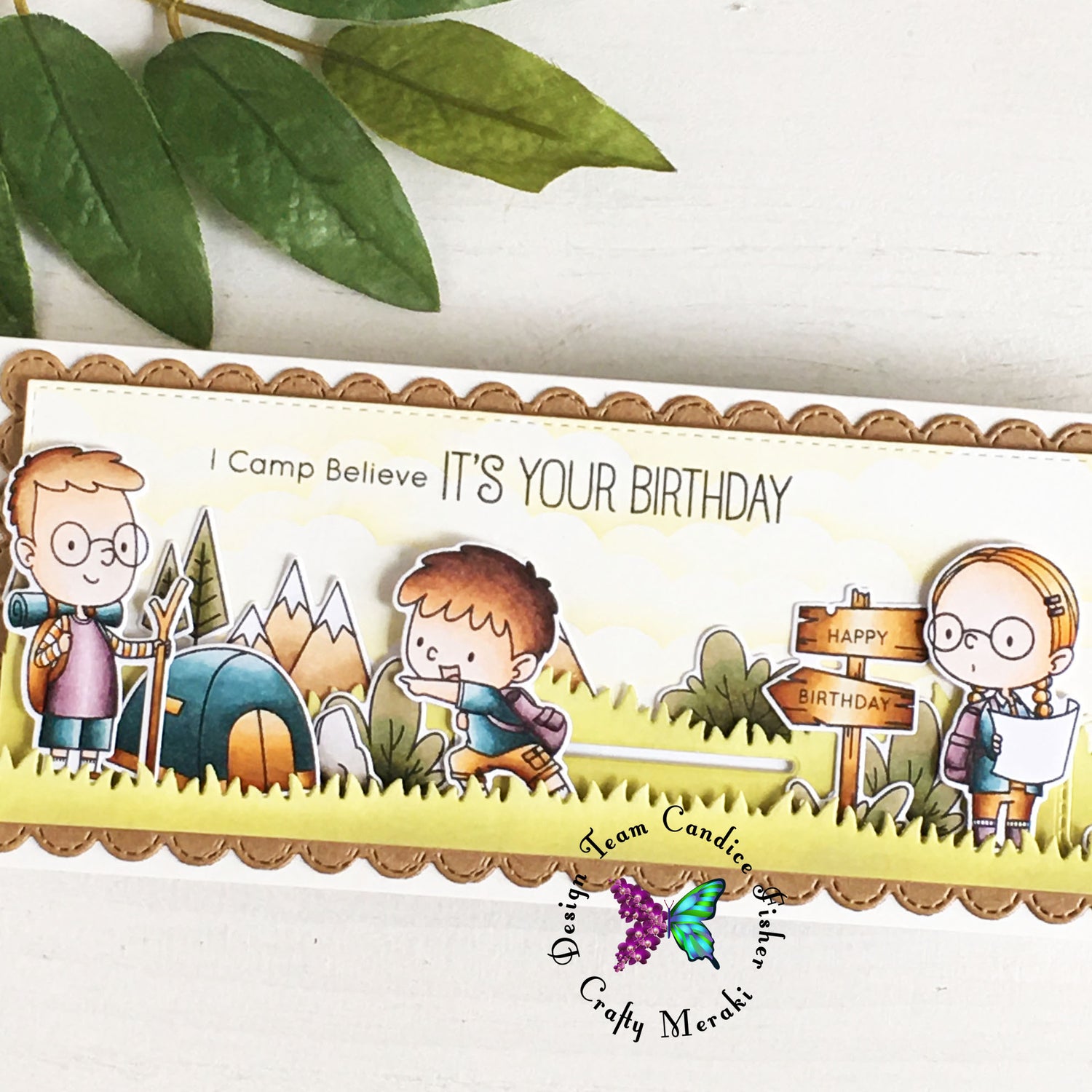 Interactive Camping with MFT Stamps and Candice