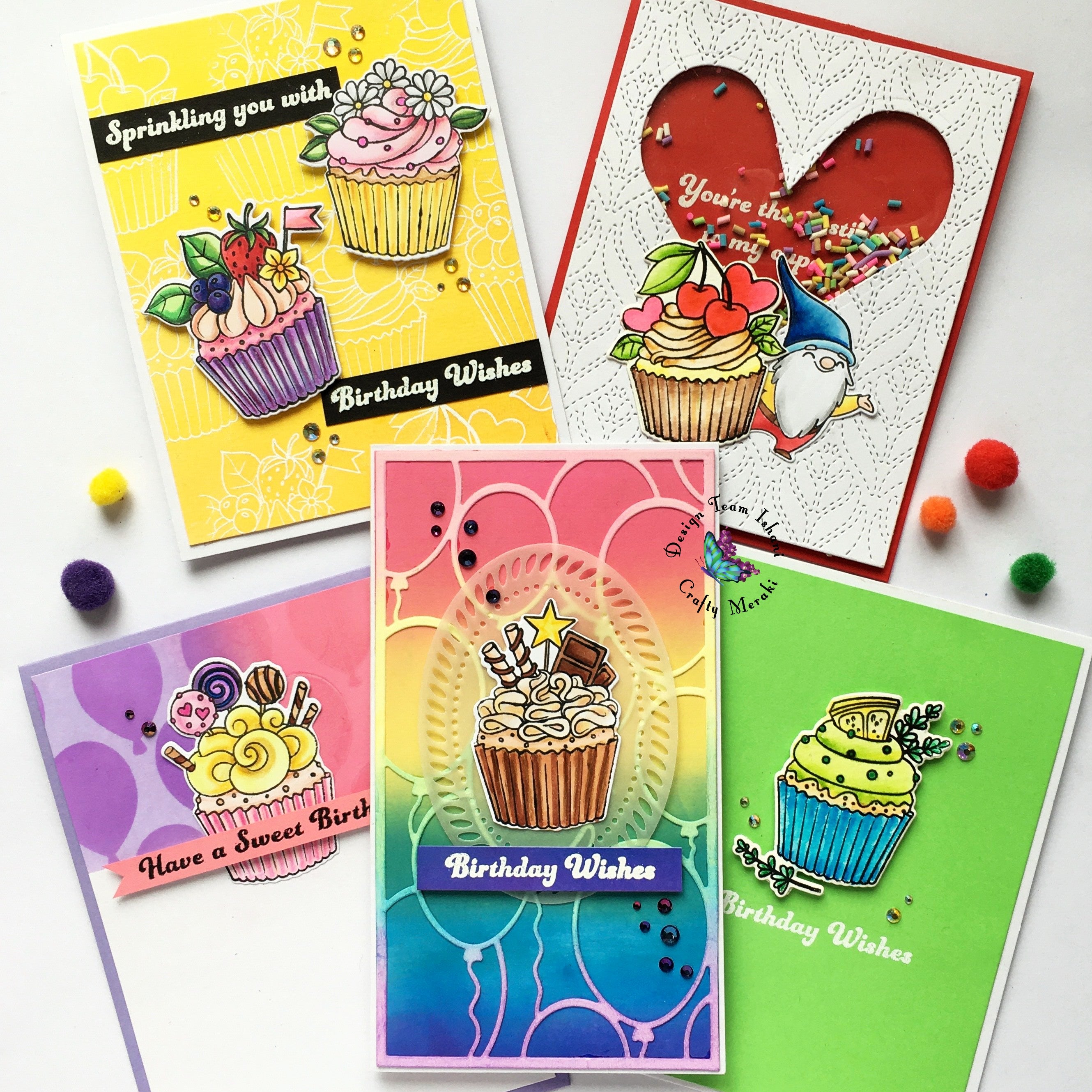 Be your own kind of Cupcake stamp set
