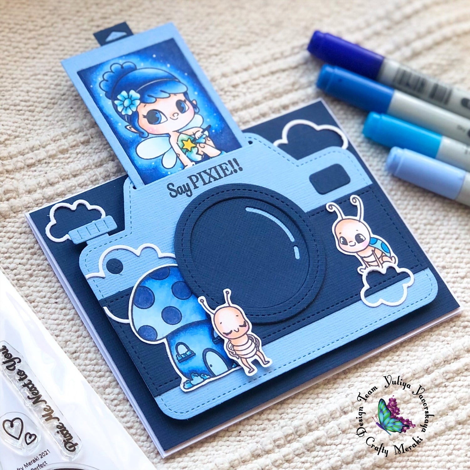 Say Pixie!!! Interactive card by Yuliya