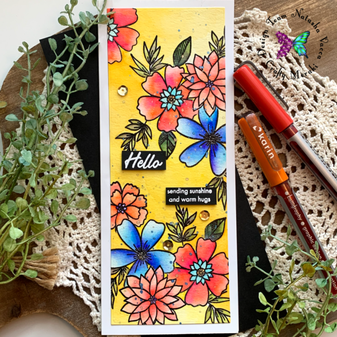 Gorgeous watercoloring Wild Flowers with Natasha