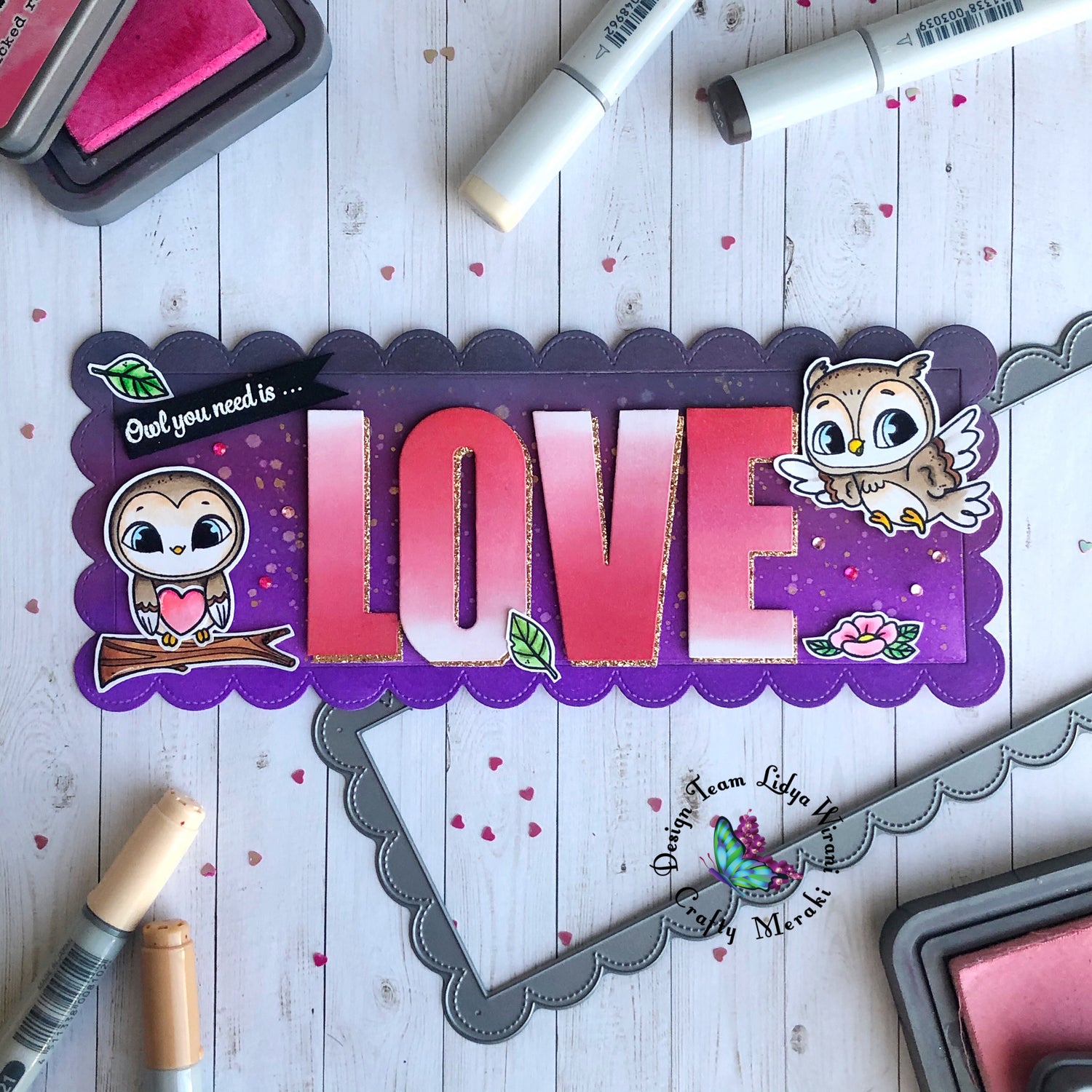 Owl you need us love by Lidya