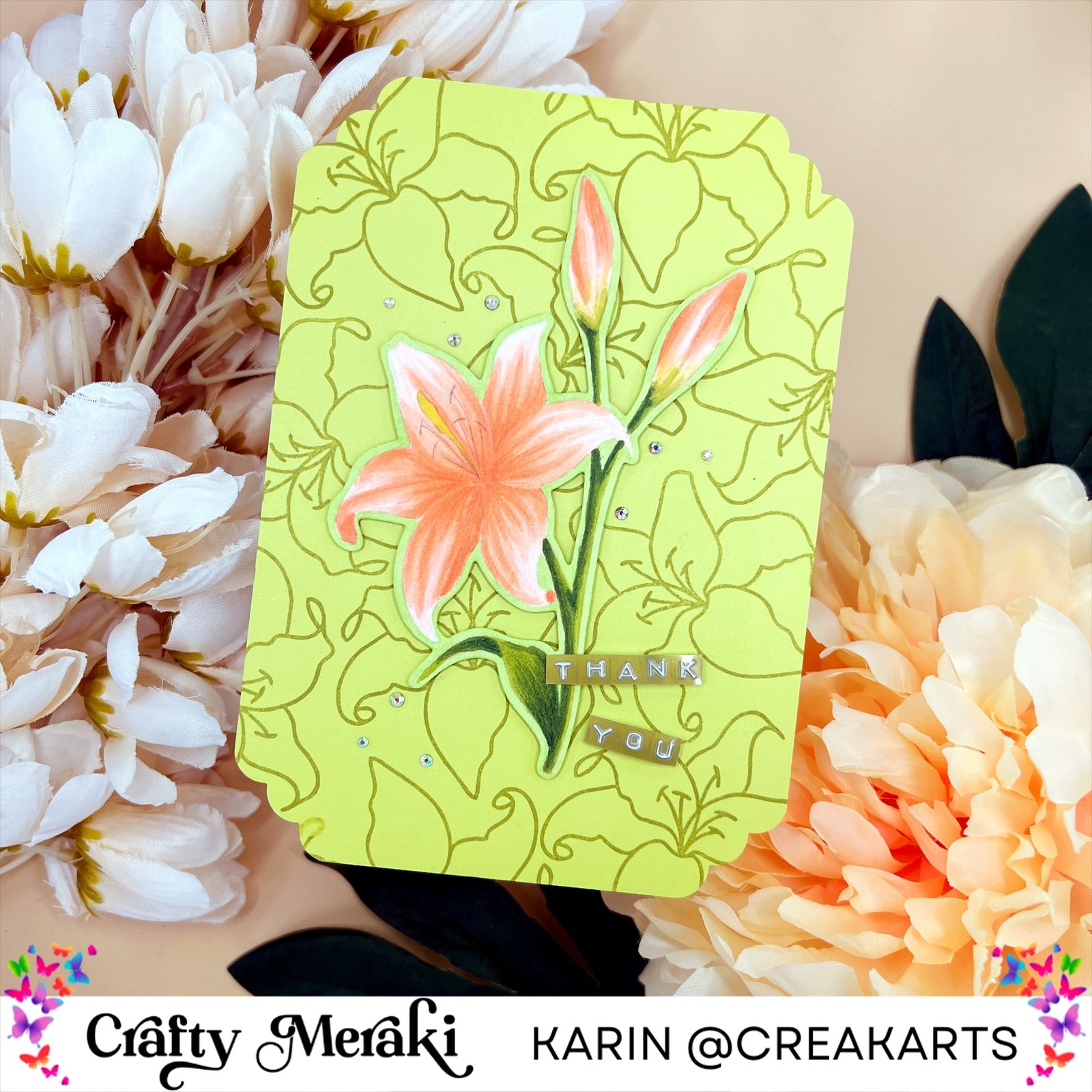 Crafty Meraki Luxe Lilies Stamp Set