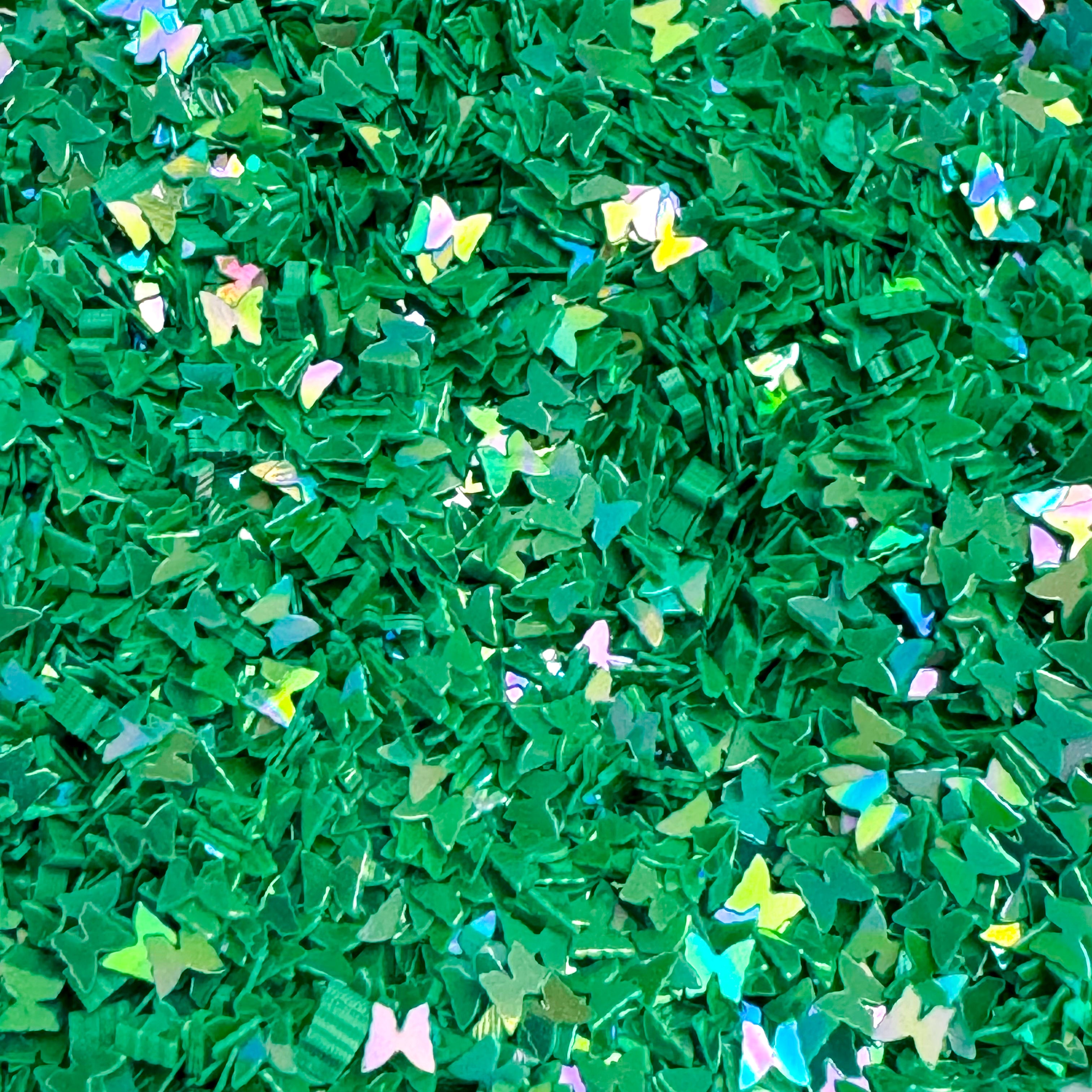 Crafty Meraki Flutter Fancy Green - Butterfly sequins