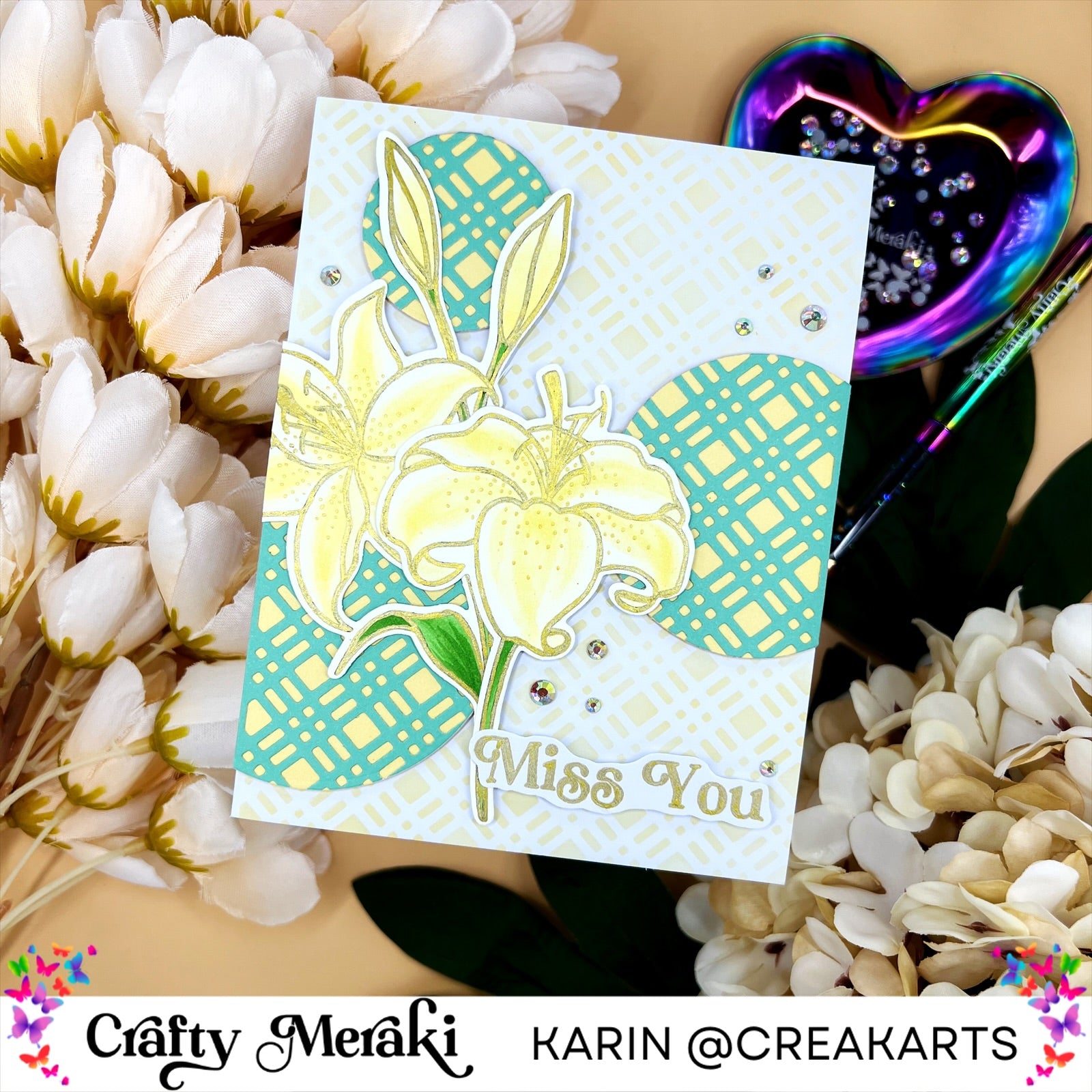 Crafty Meraki Luxe Lilies Stamp Set