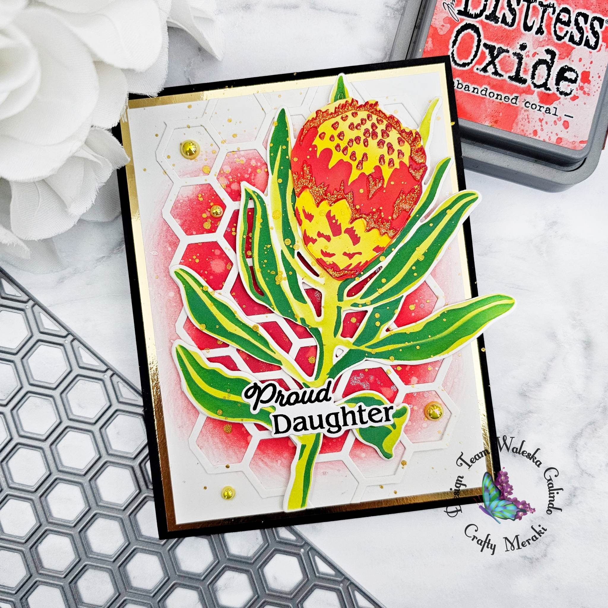 Crafty Meraki Protea Paradise Coordinating Dies Set