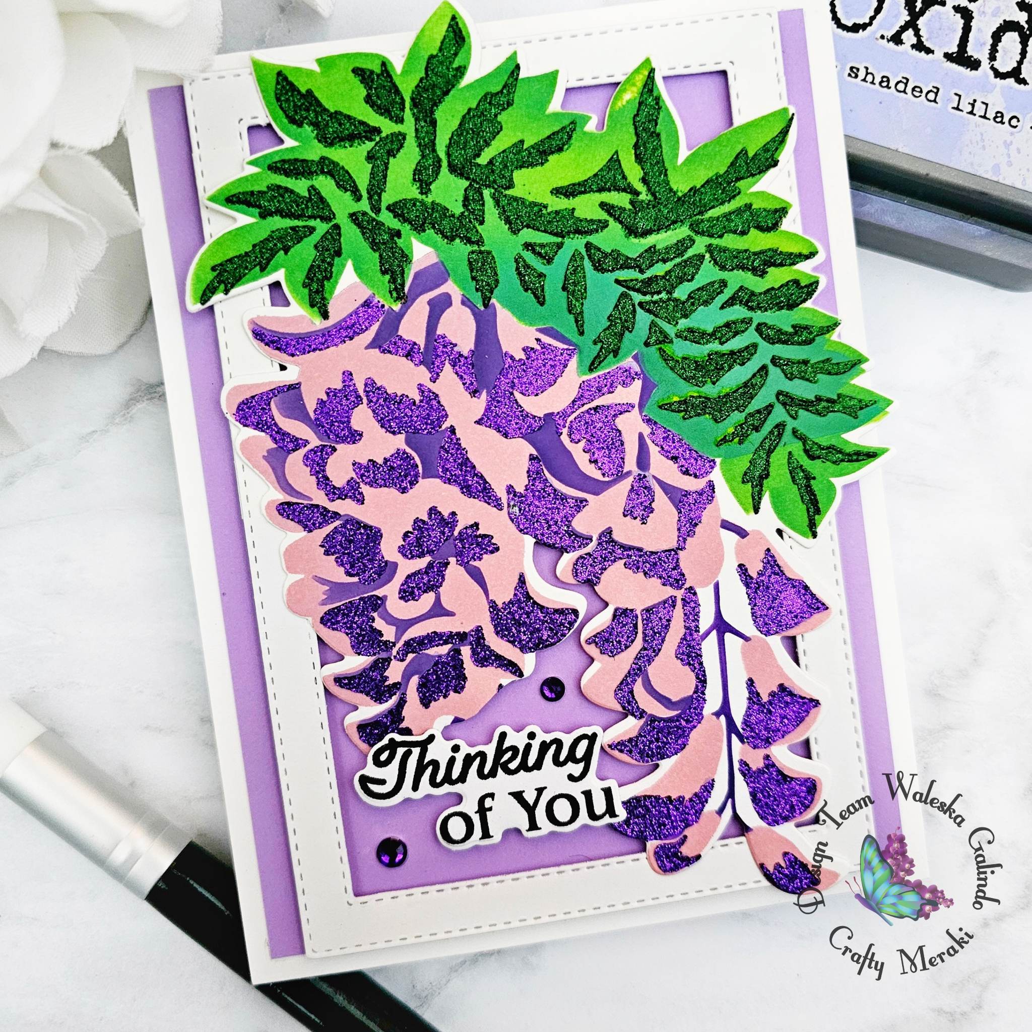 Crafty Meraki Lavender Whimsy Layering Stencil Set