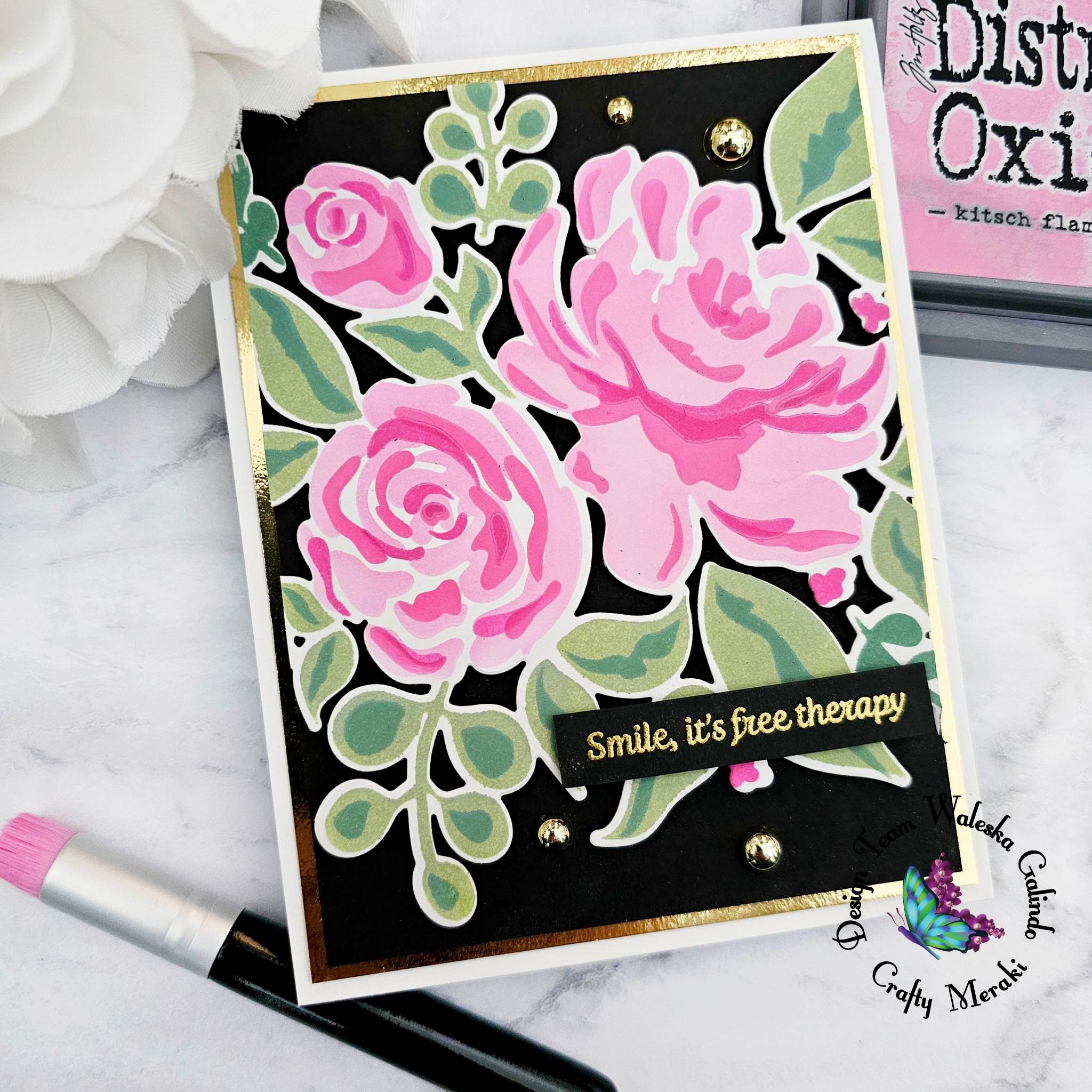 Crafty Meraki Damask Layering Stencil Set