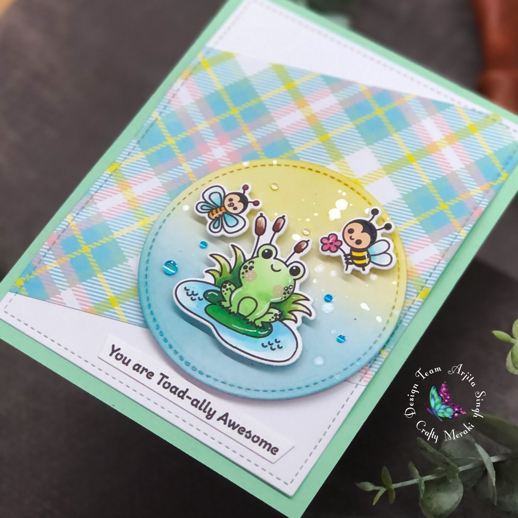 Crafty Meraki Luxe Plaid Pattern Paper Pack