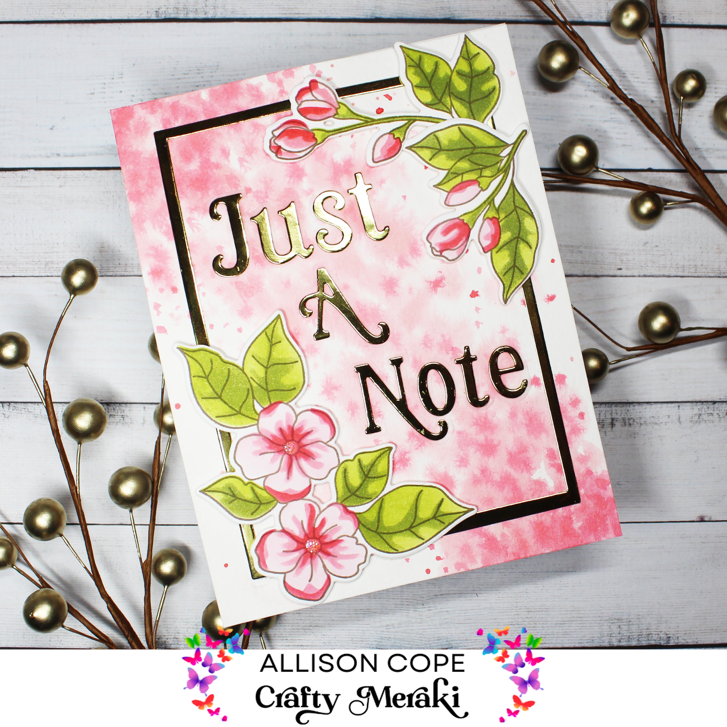 Crafty Meraki Petal Poetry Layering Stencil set