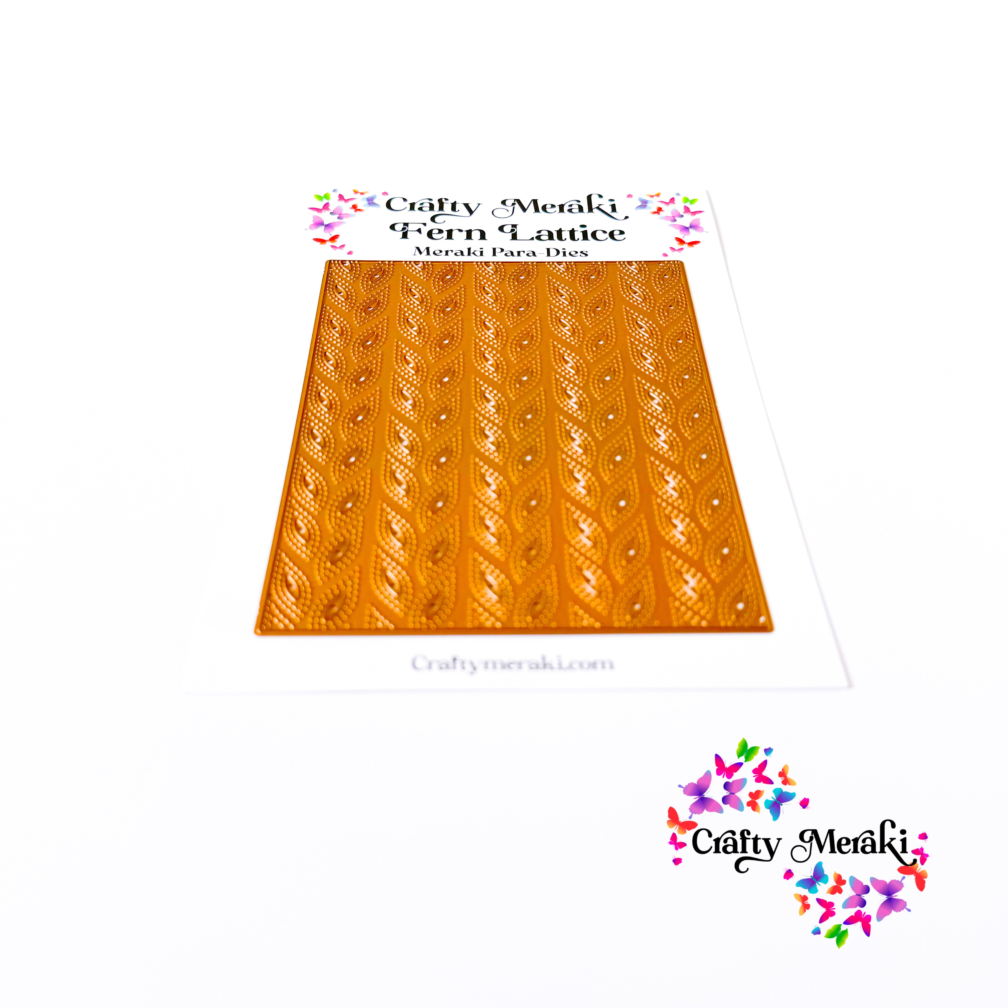 Crafty Meraki Fern Lattice Background A2