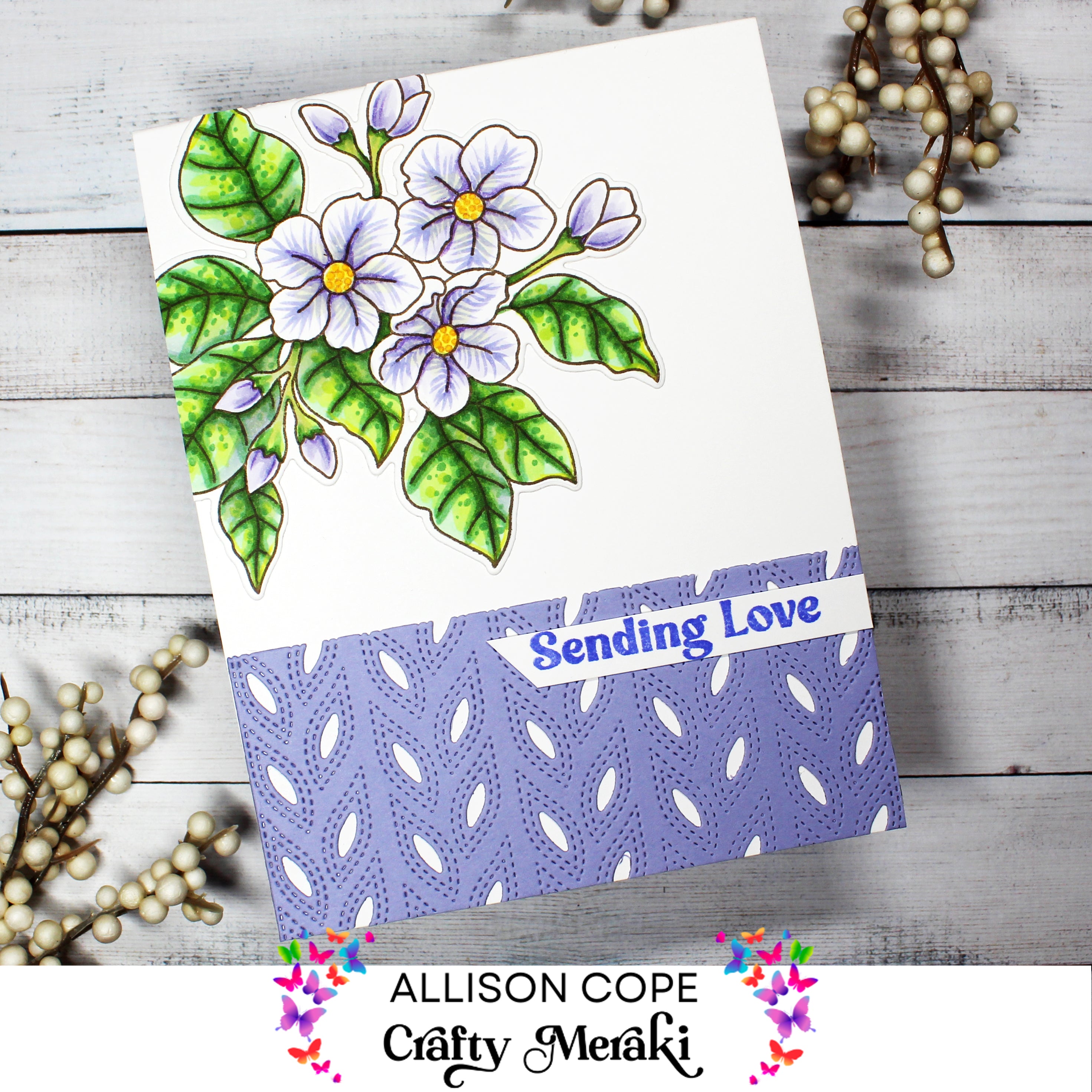 Crafty Meraki Petal Poetry Layering Stencil set