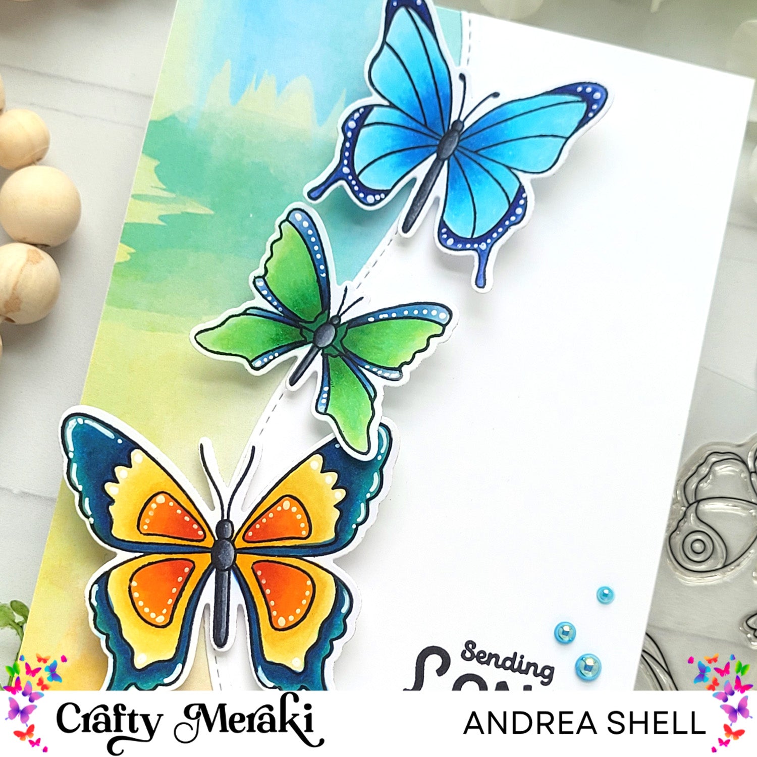 Crafty Meraki Butterfly Bliss Coordinating Die