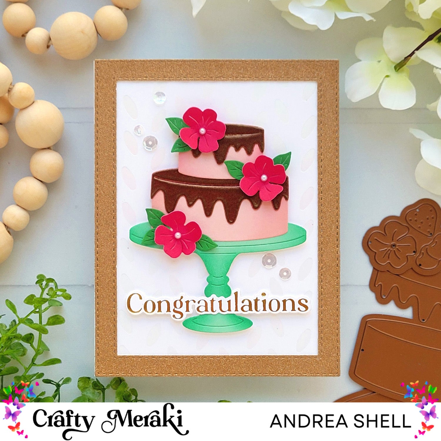 Crafty Meraki Frame-Worthy Meraki Background A2 Dies