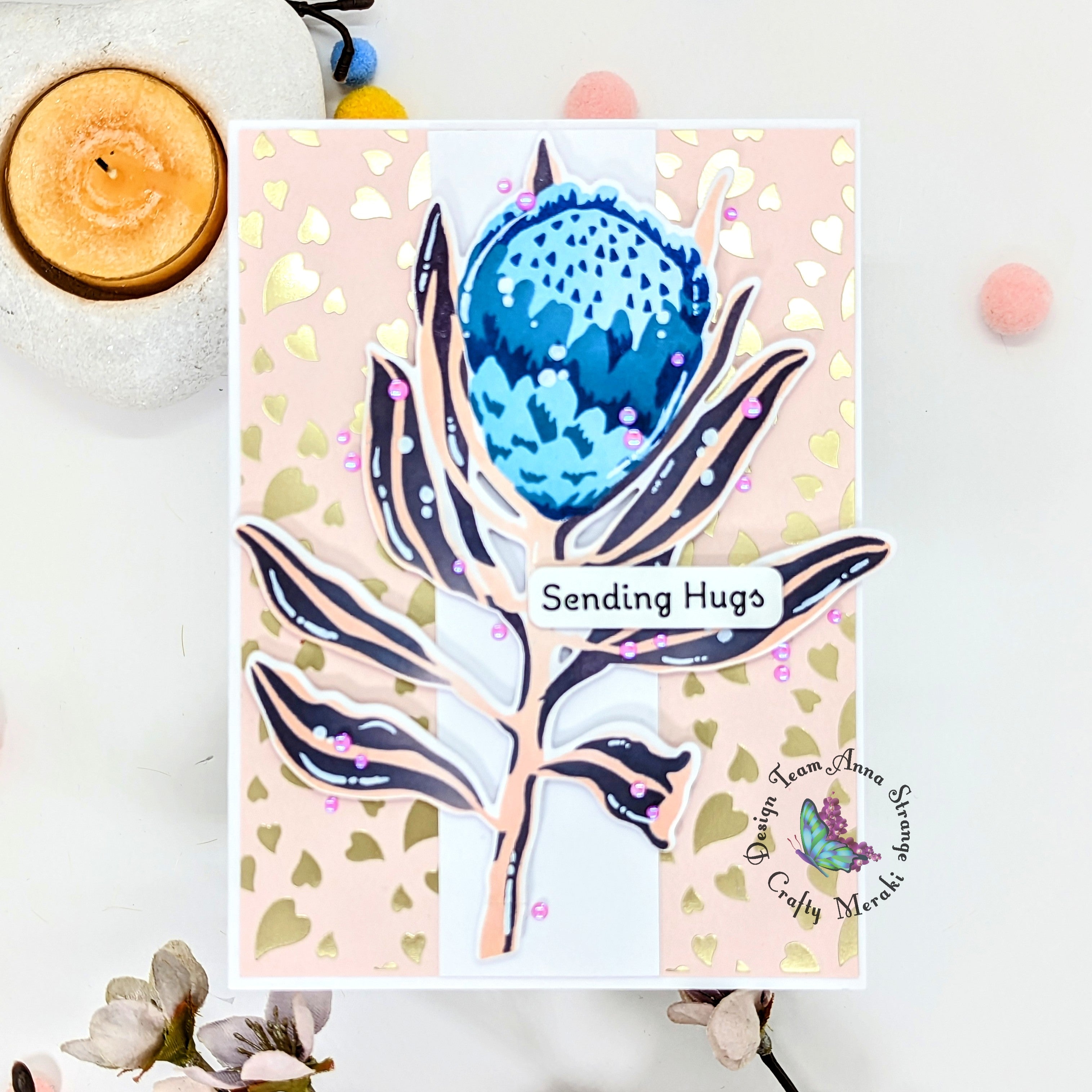 Crafty Meraki Protea Paradise Coordinating Dies Set