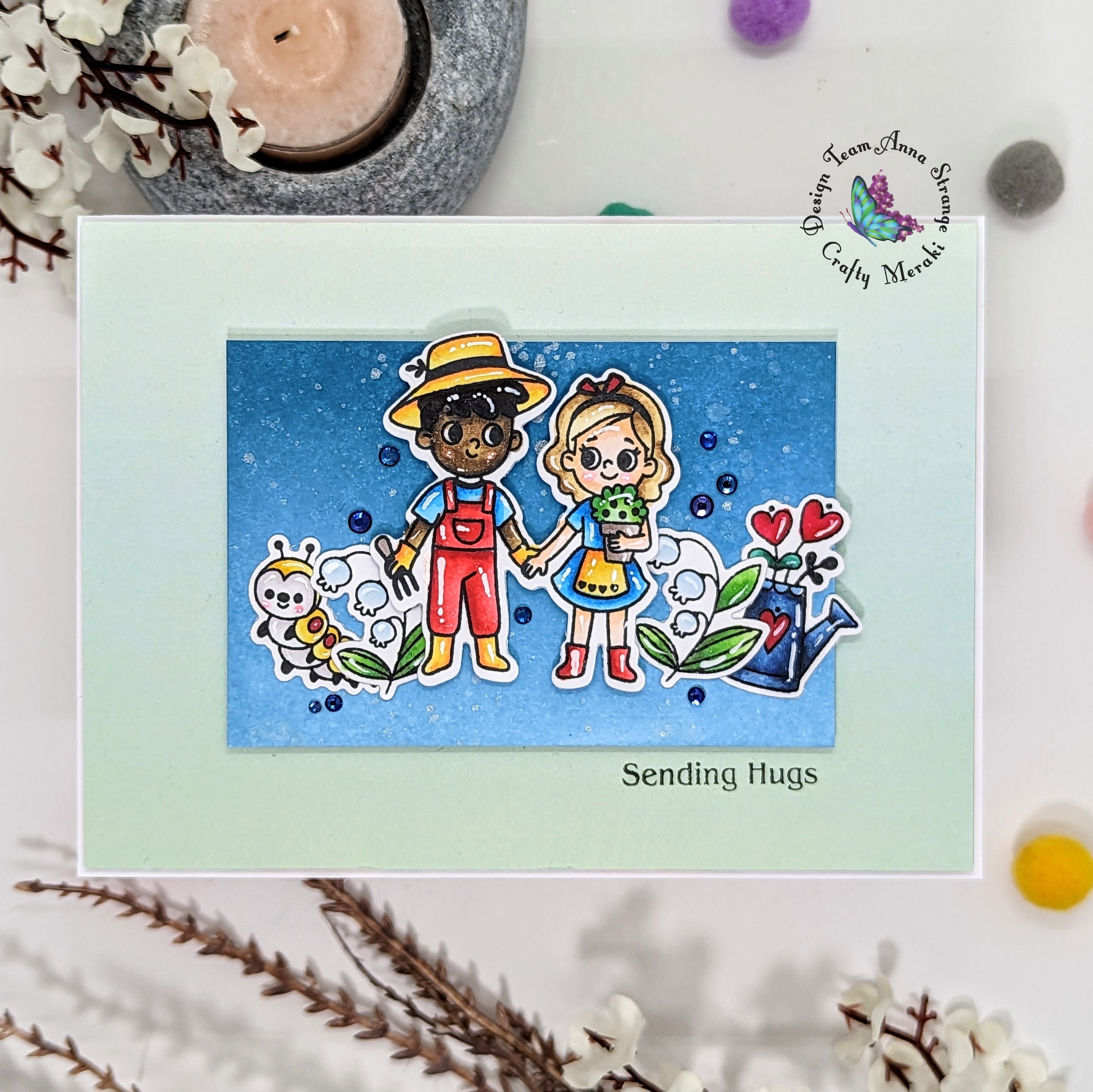 Crafty Meraki Little Green Thumbs Stamp Set