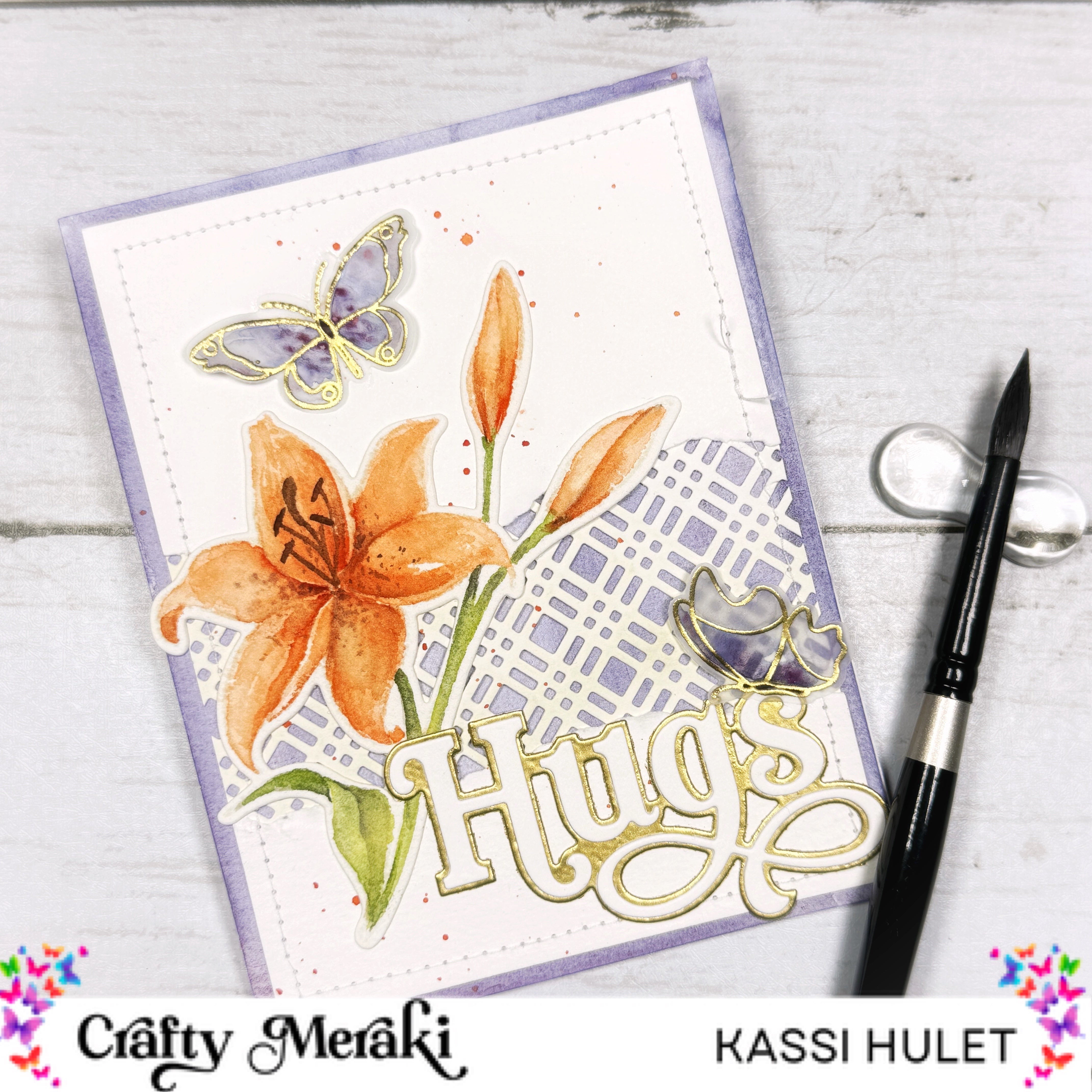 Crafty Meraki Luxe Lilies Stamp Set
