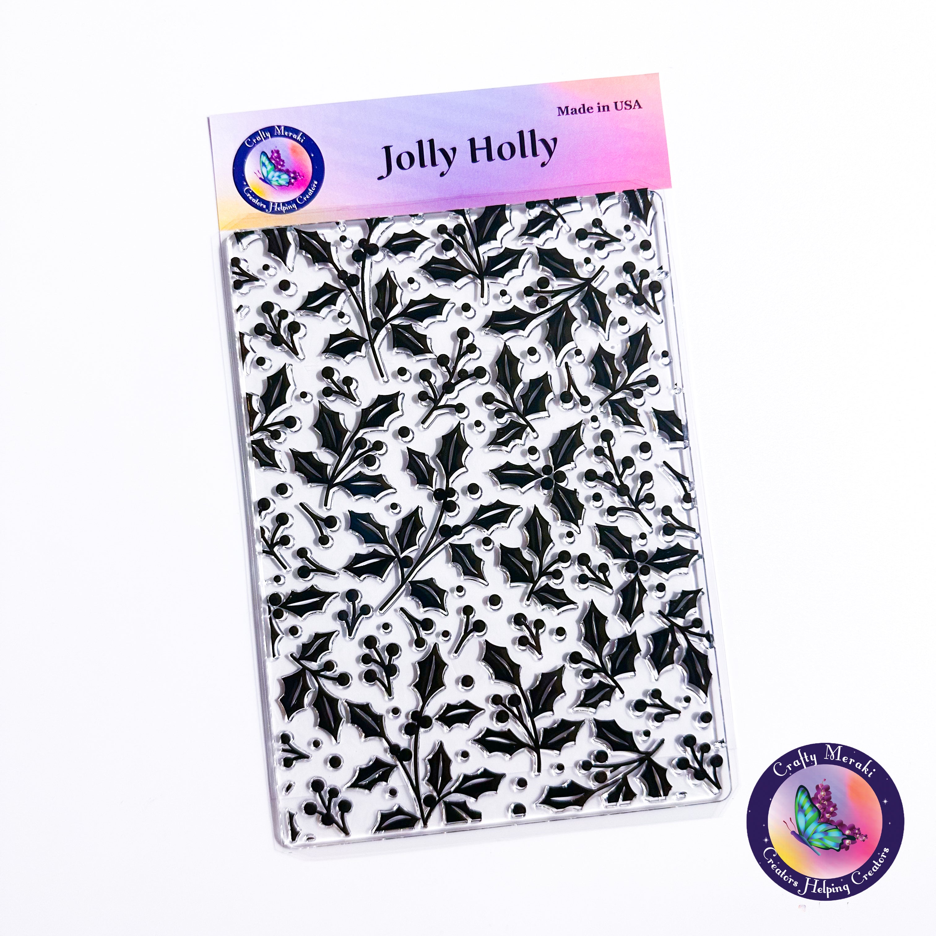 Crafty Meraki Jolly Holly Stamp Set