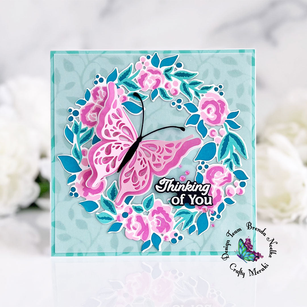 Crafty Meraki Blooming Halo Layering Stencil Set