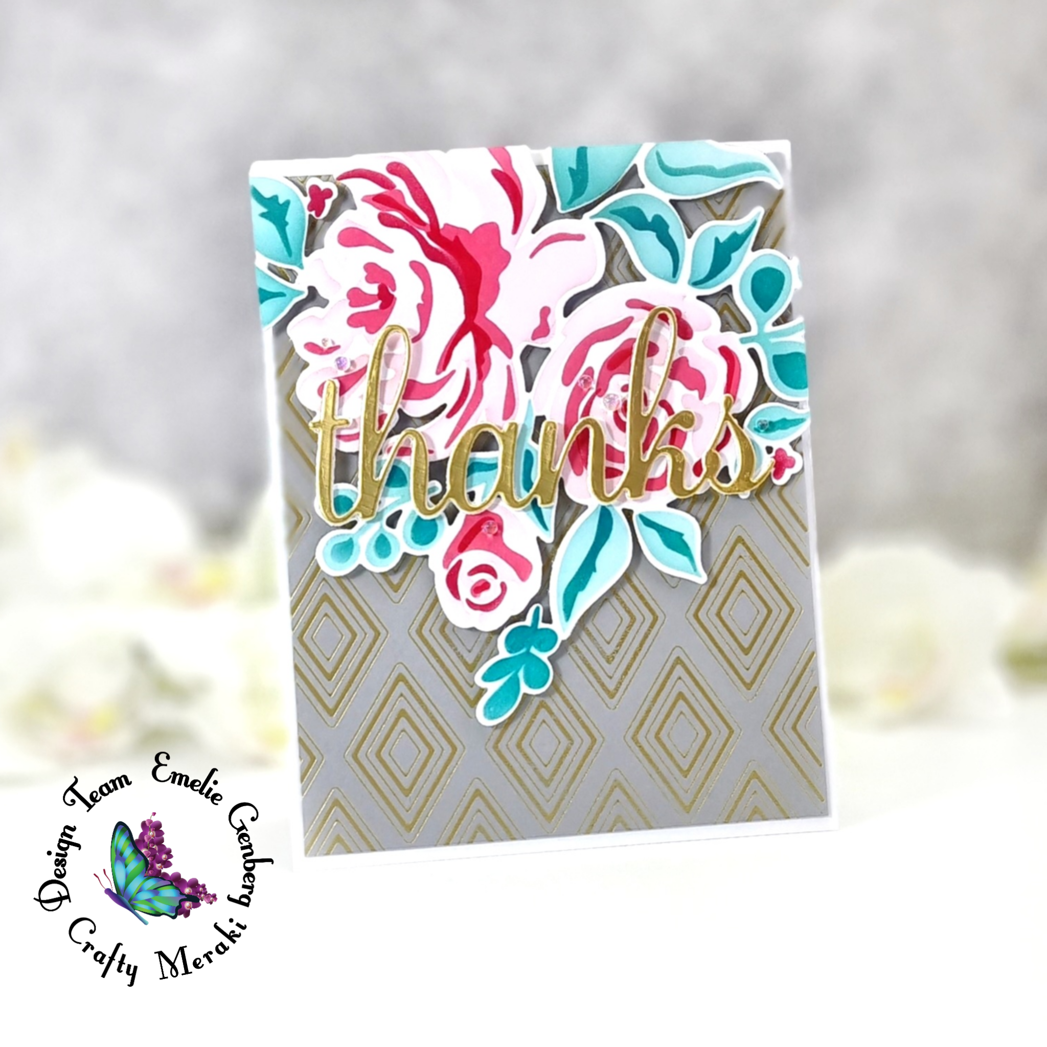 Crafty Meraki Damask Layering Stencil Set