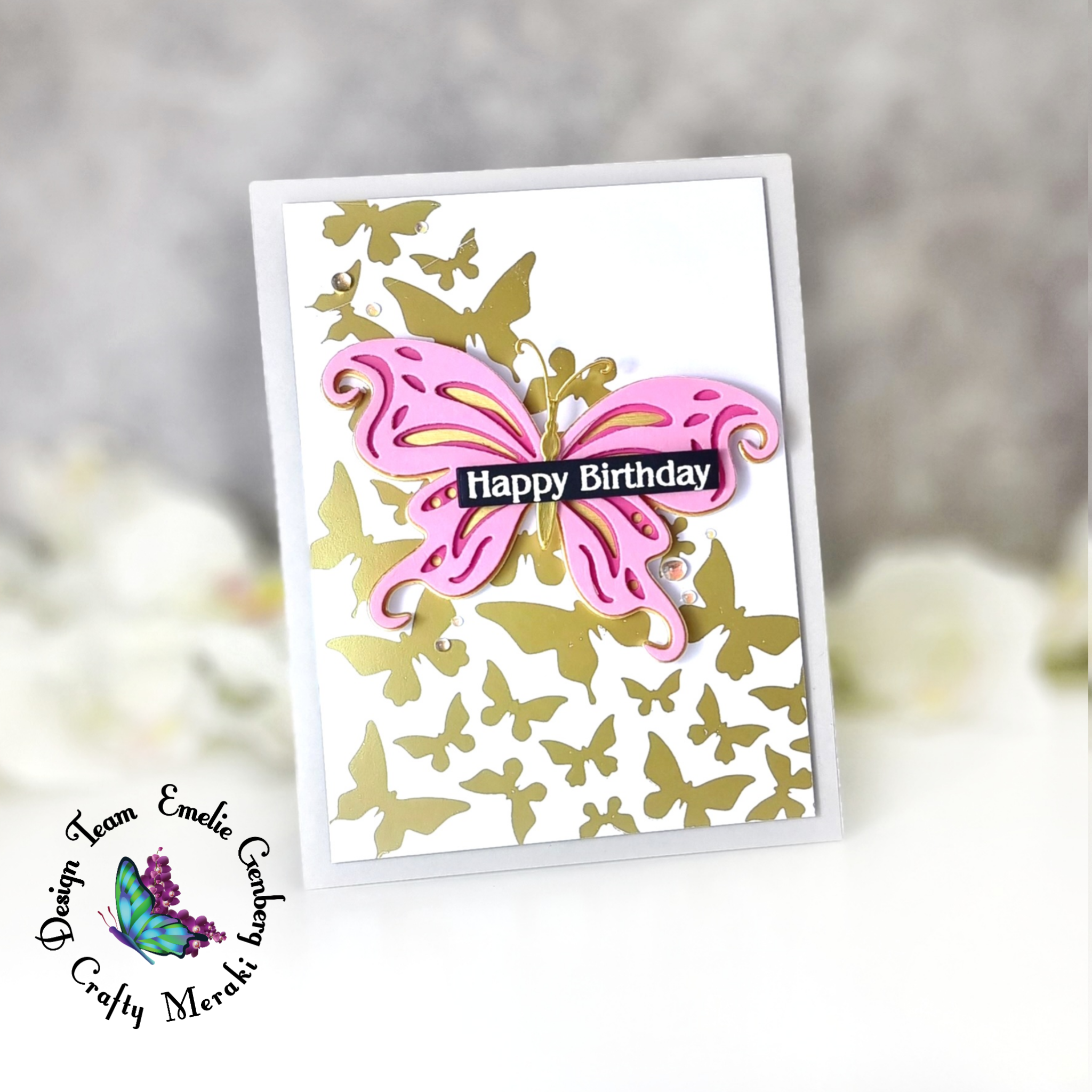 Crafty Meraki Timeless Elegance Hot Foil Plate