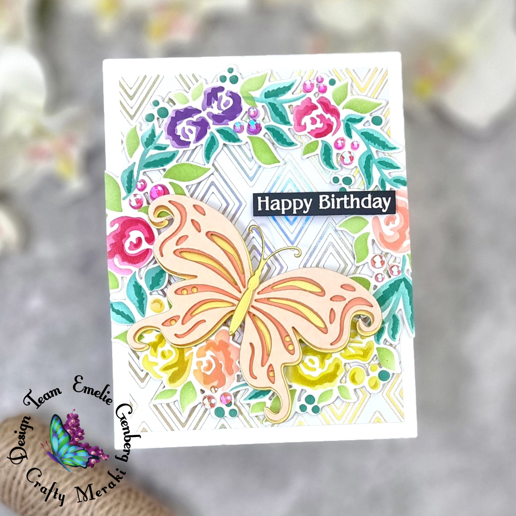Crafty Meraki Diamond Dazzle Hot Foil Plate