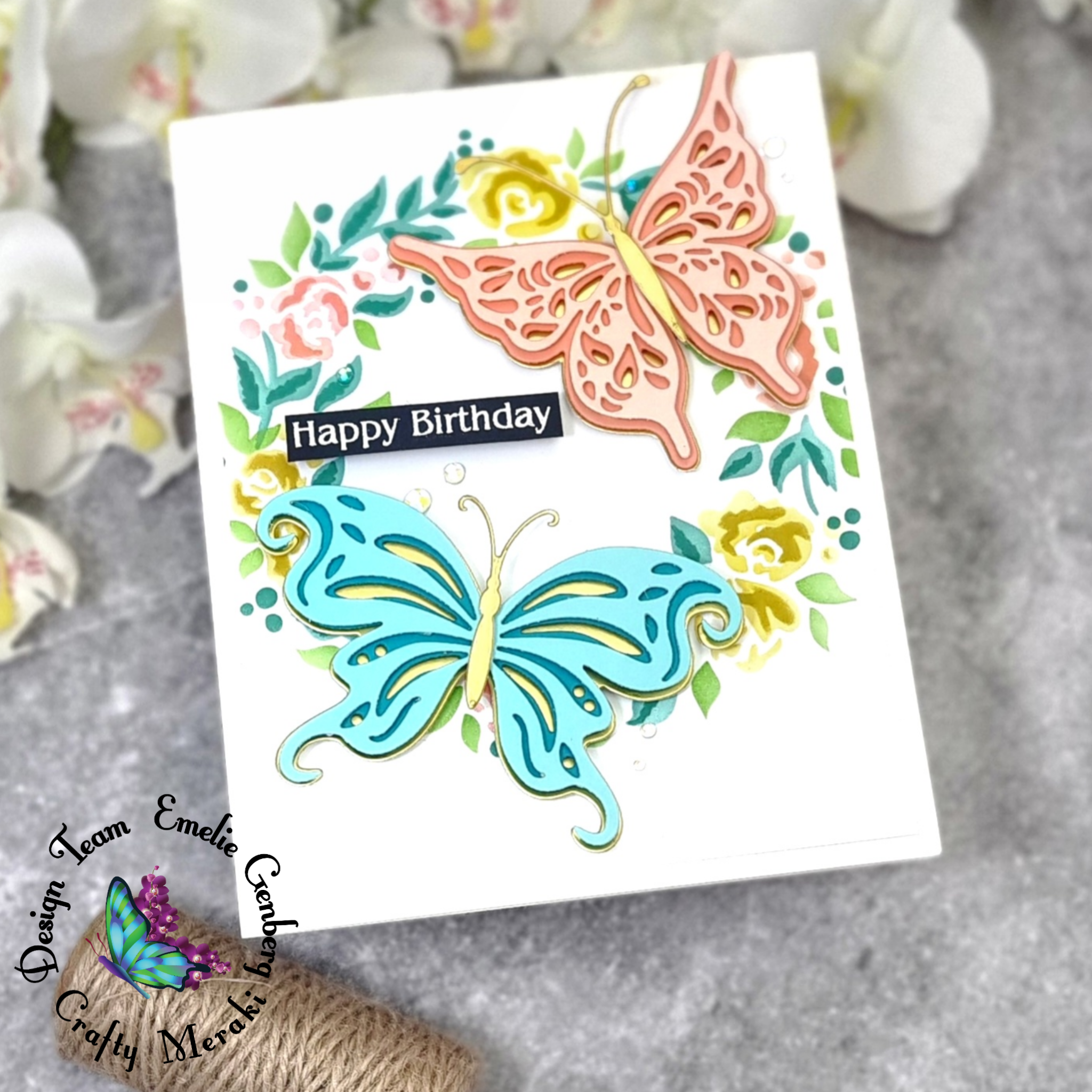 Crafty Meraki Blooming Halo Layering Stencil Set