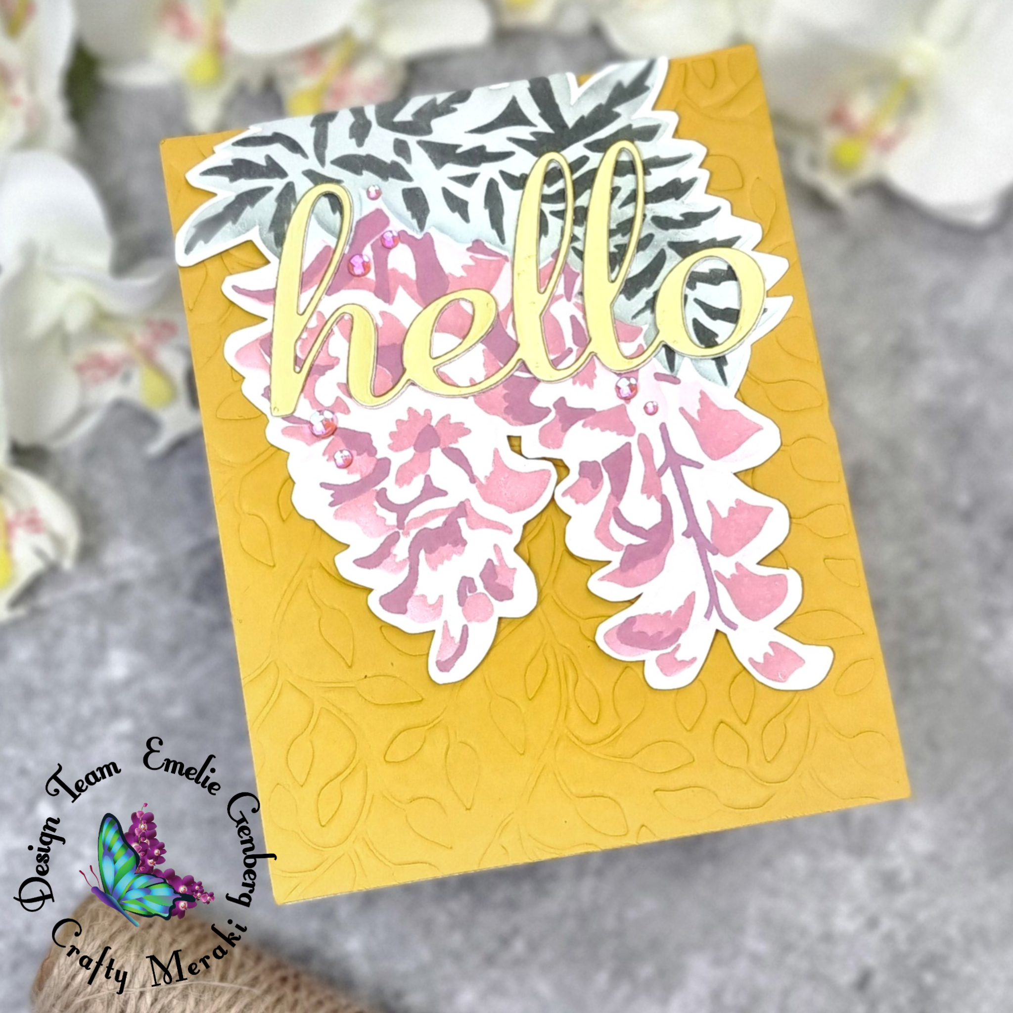 Crafty Meraki Lavender Whimsy Layering Stencil Set