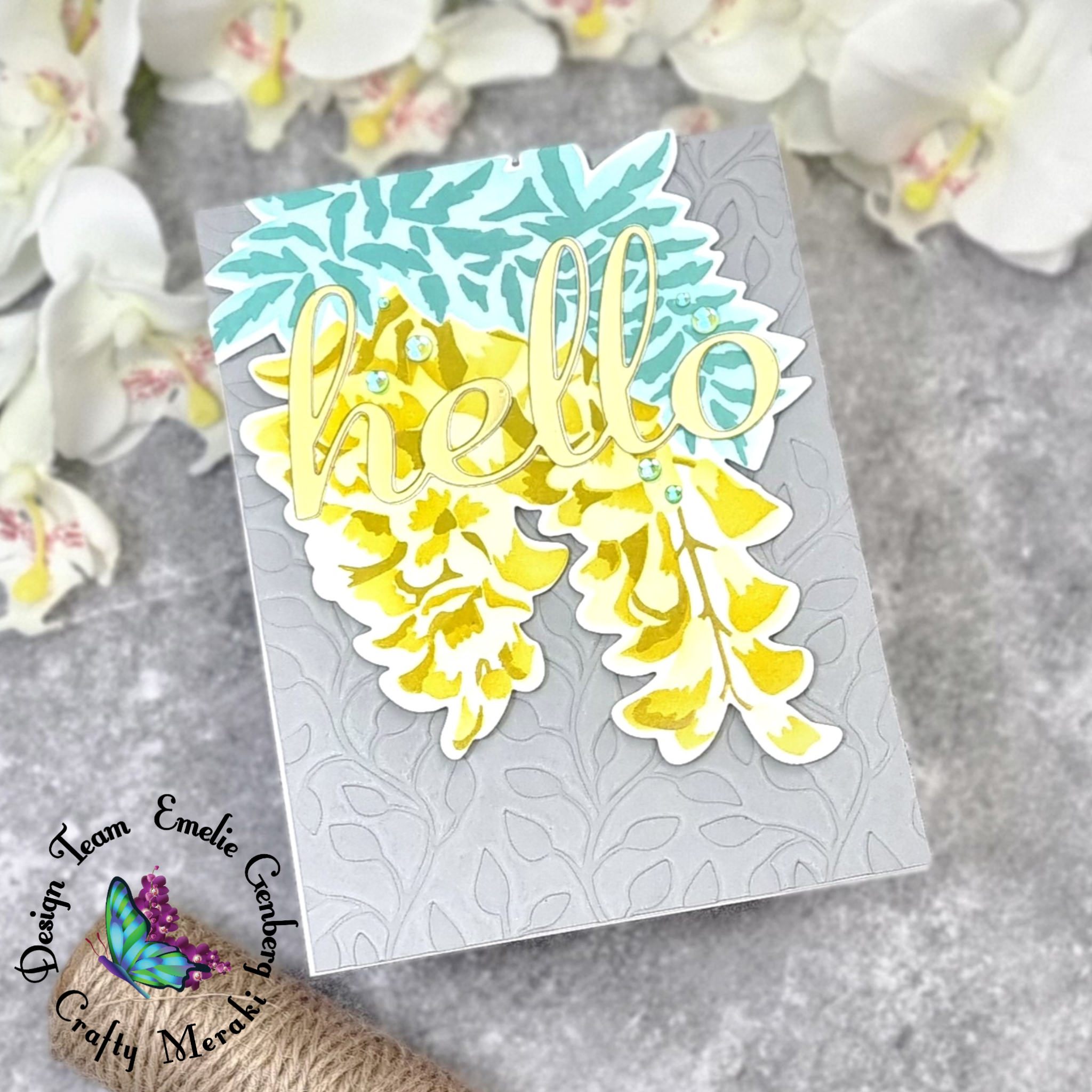 Crafty Meraki Lavender Whimsy Coordinating Die Set