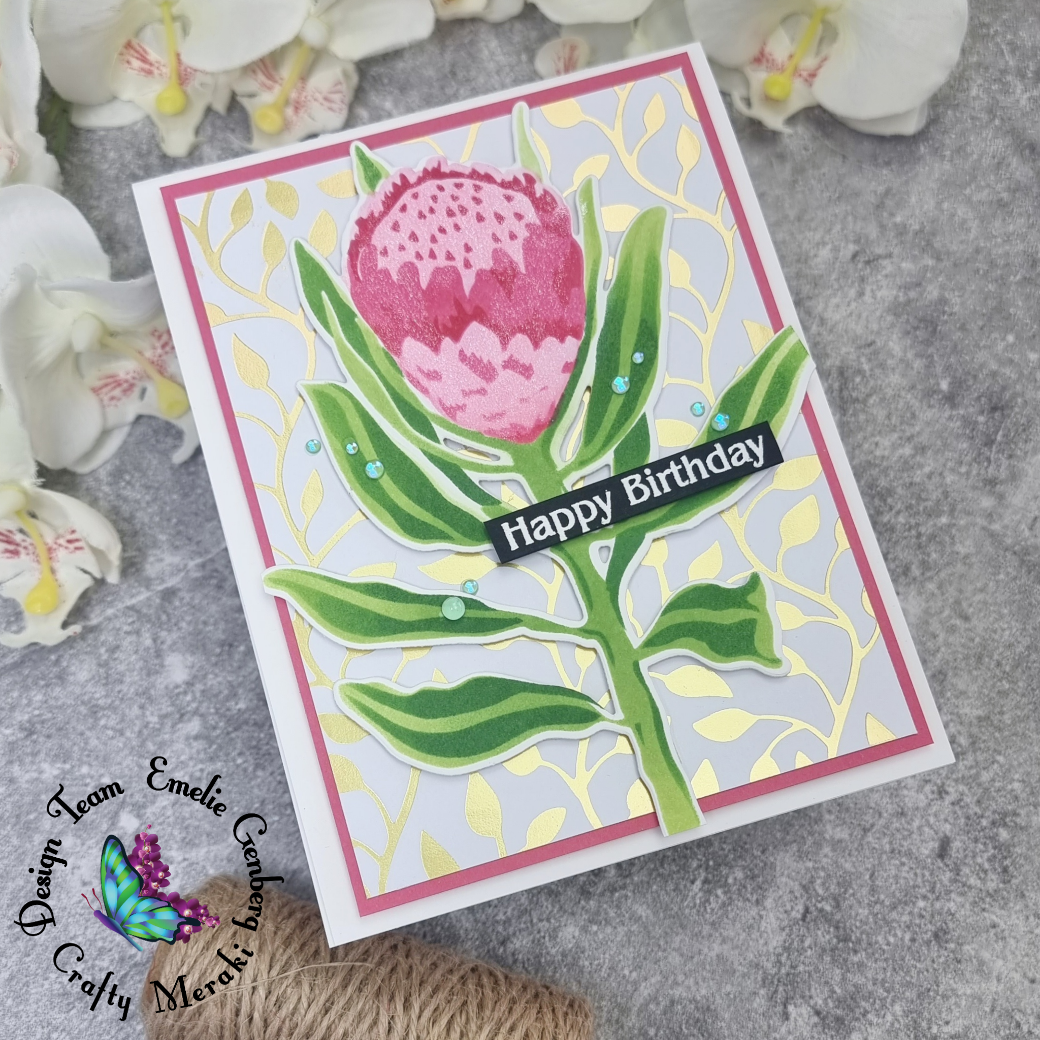 Crafty Meraki Protea Paradise Coordinating Dies Set