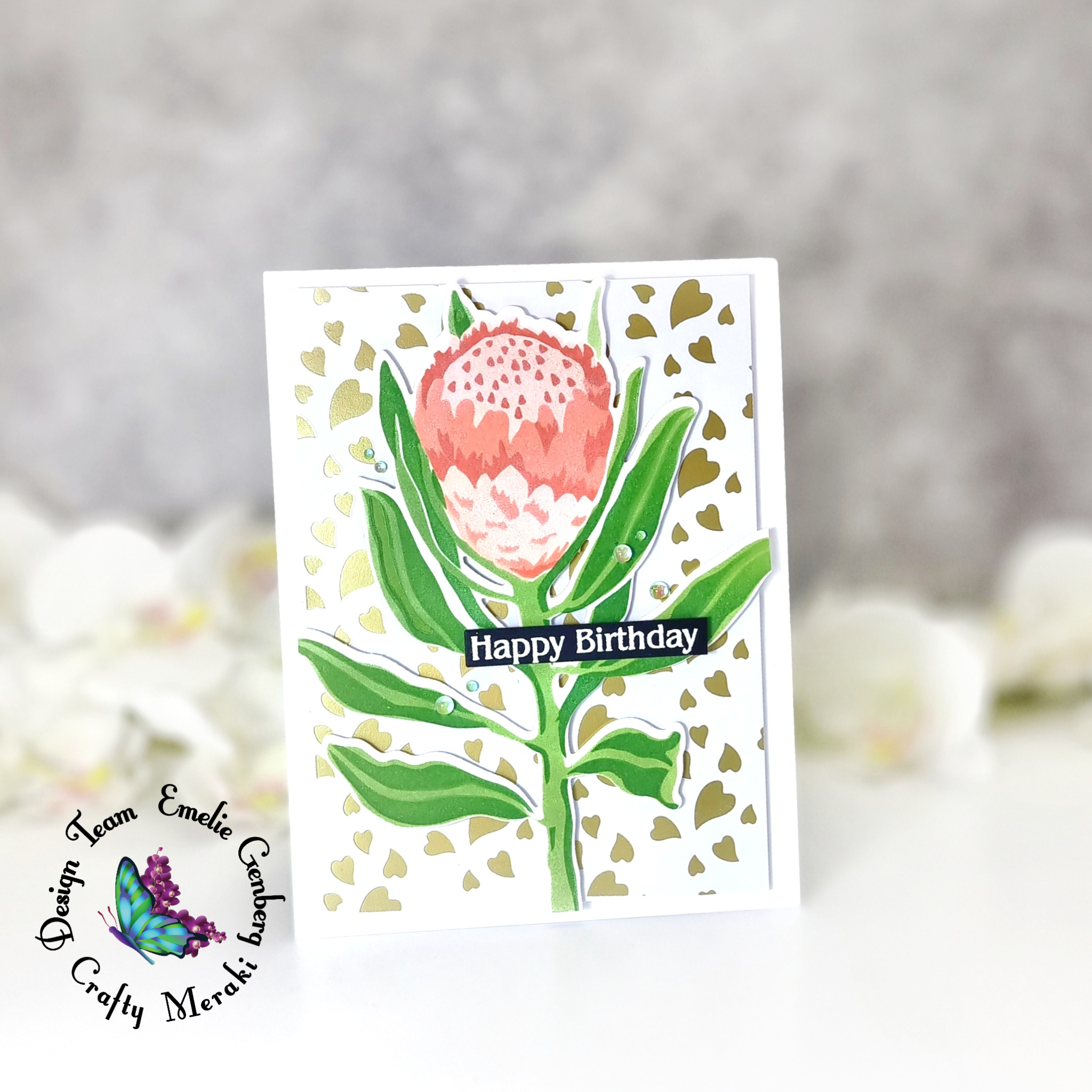 Crafty Meraki Protea Paradise Coordinating Dies Set