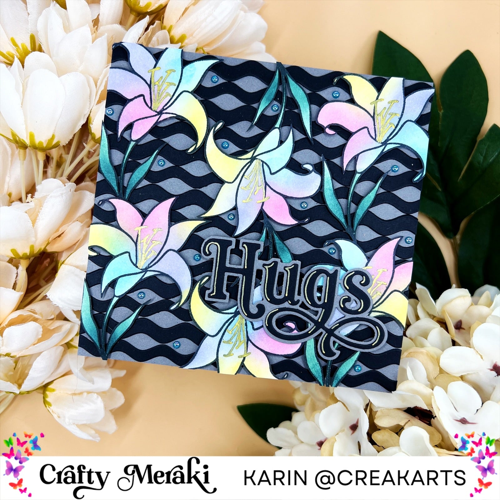 Crafty Meraki Luxe Lilies Stamp Set