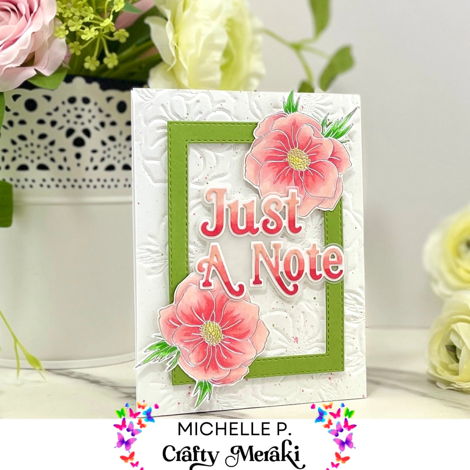 Crafty Meraki Dainty Bloom Press-Tacular Plate