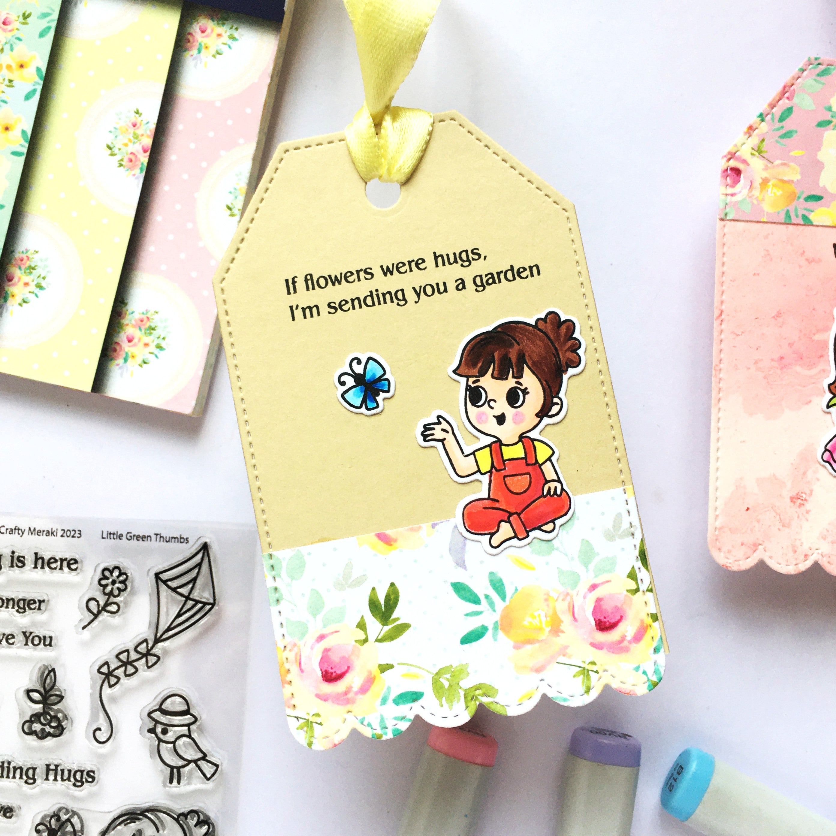 Crafty Meraki Little Green Thumbs Stamp Set
