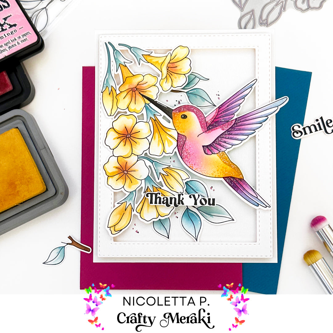 Crafty Meraki Songbird Serenade Layering Stencil set