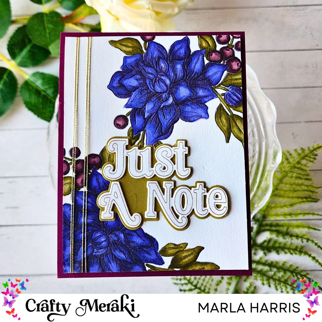 Crafty Meraki - Meraki Moments Just A Note Para-Dies