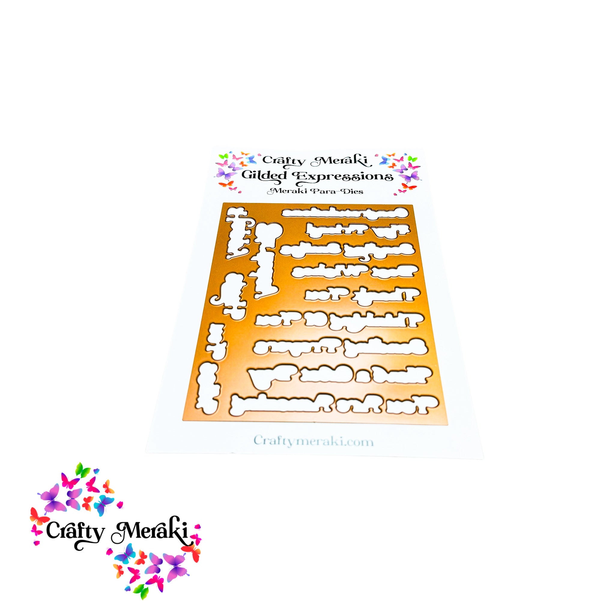 Crafty Meraki Gilded Expression Coordinating Die