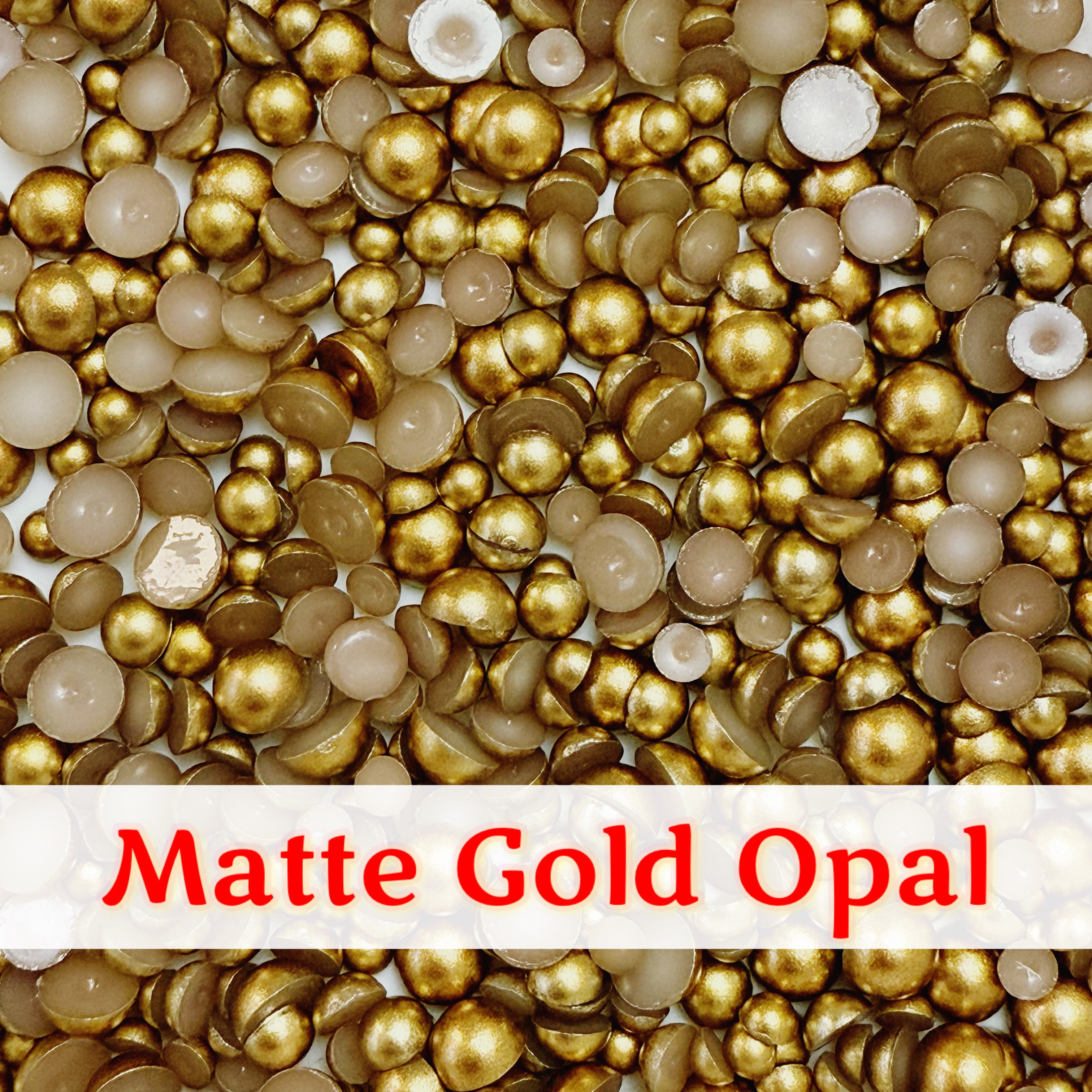 Meraki Matte Gold Opal Gems