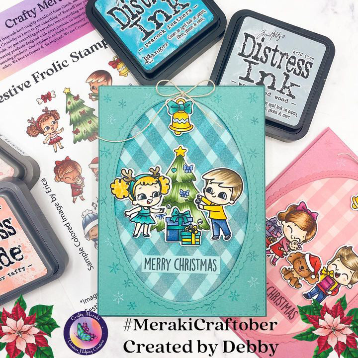 Crafty Meraki Festive Frolic Stamp Set