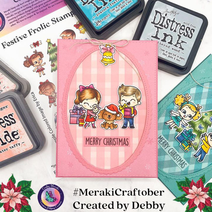 Crafty Meraki Festive Frolic Stamp Set