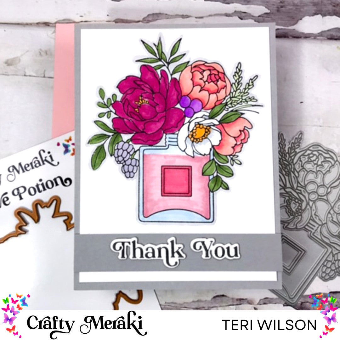 Crafty Meraki Love Potion Press-Tacular Plate