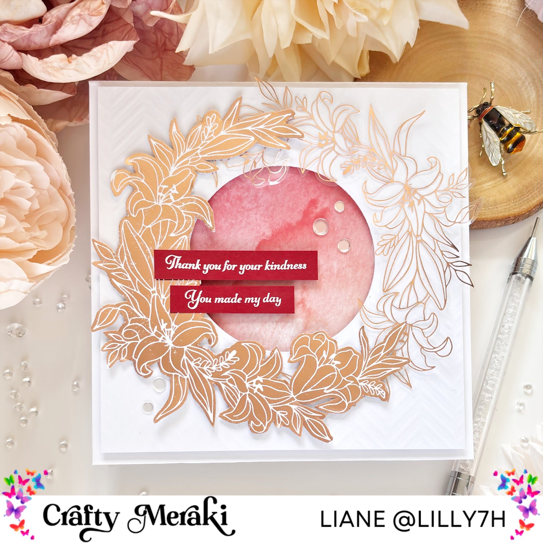 Crafty Meraki Stella Wreath Press-Tacular Plate