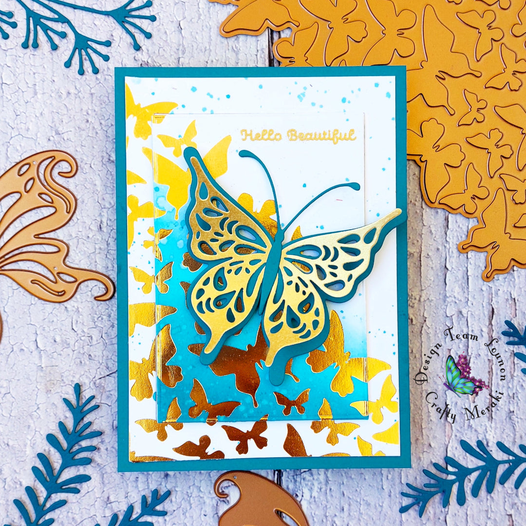 Crafty Meraki Timeless Elegance Hot Foil Plate