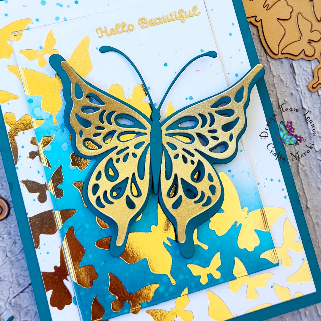 Crafty Meraki Timeless Elegance Hot Foil Plate